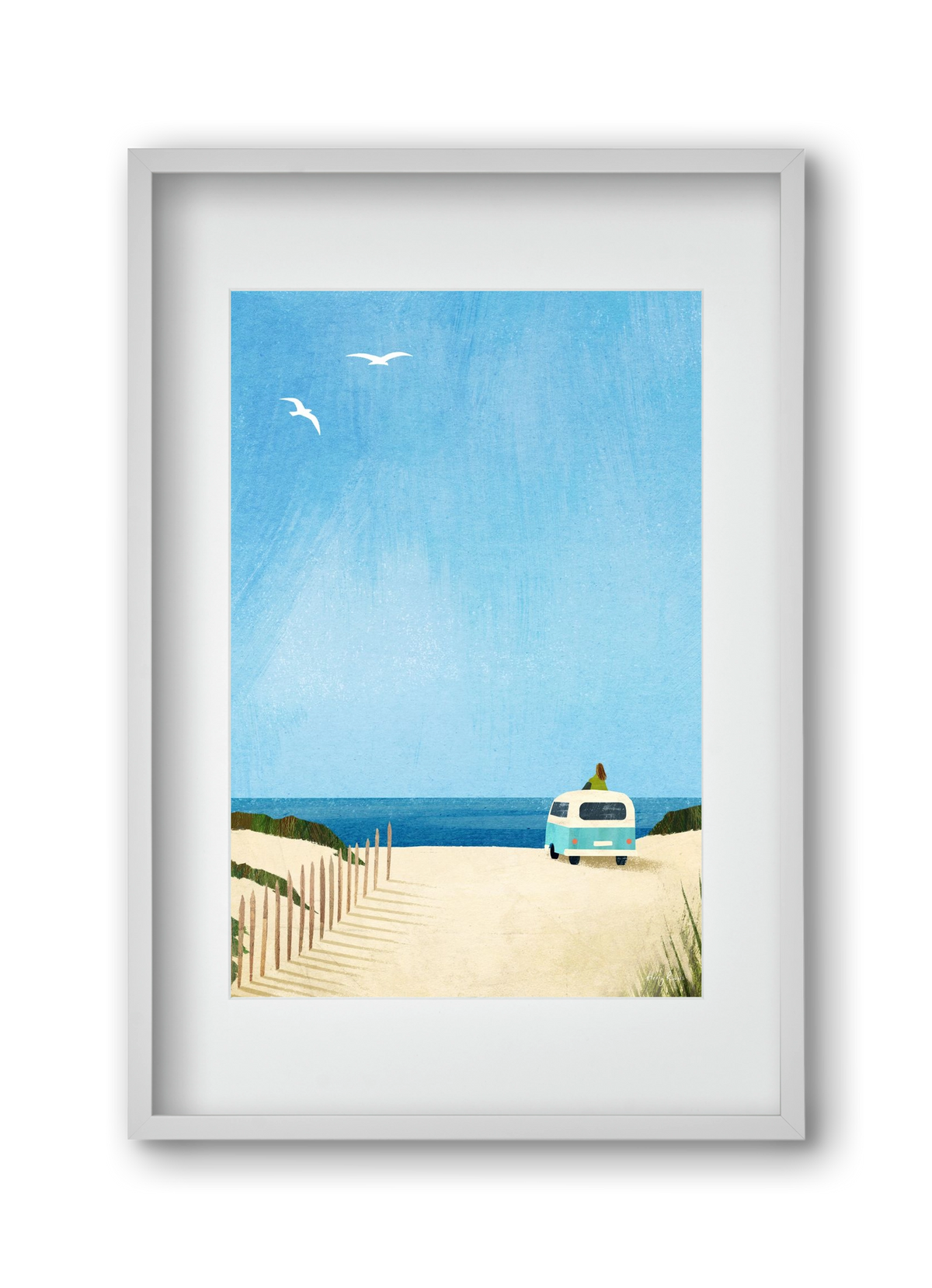 Van Life II, 30x45 cm (20x30 cm), Fehér keret, paszpartuval