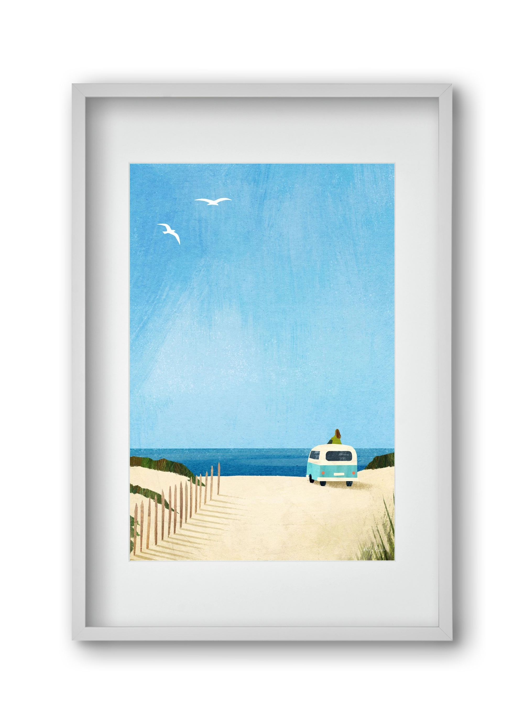 Van Life II, 30x45 cm (20x30 cm), Fehér keret, paszpartuval