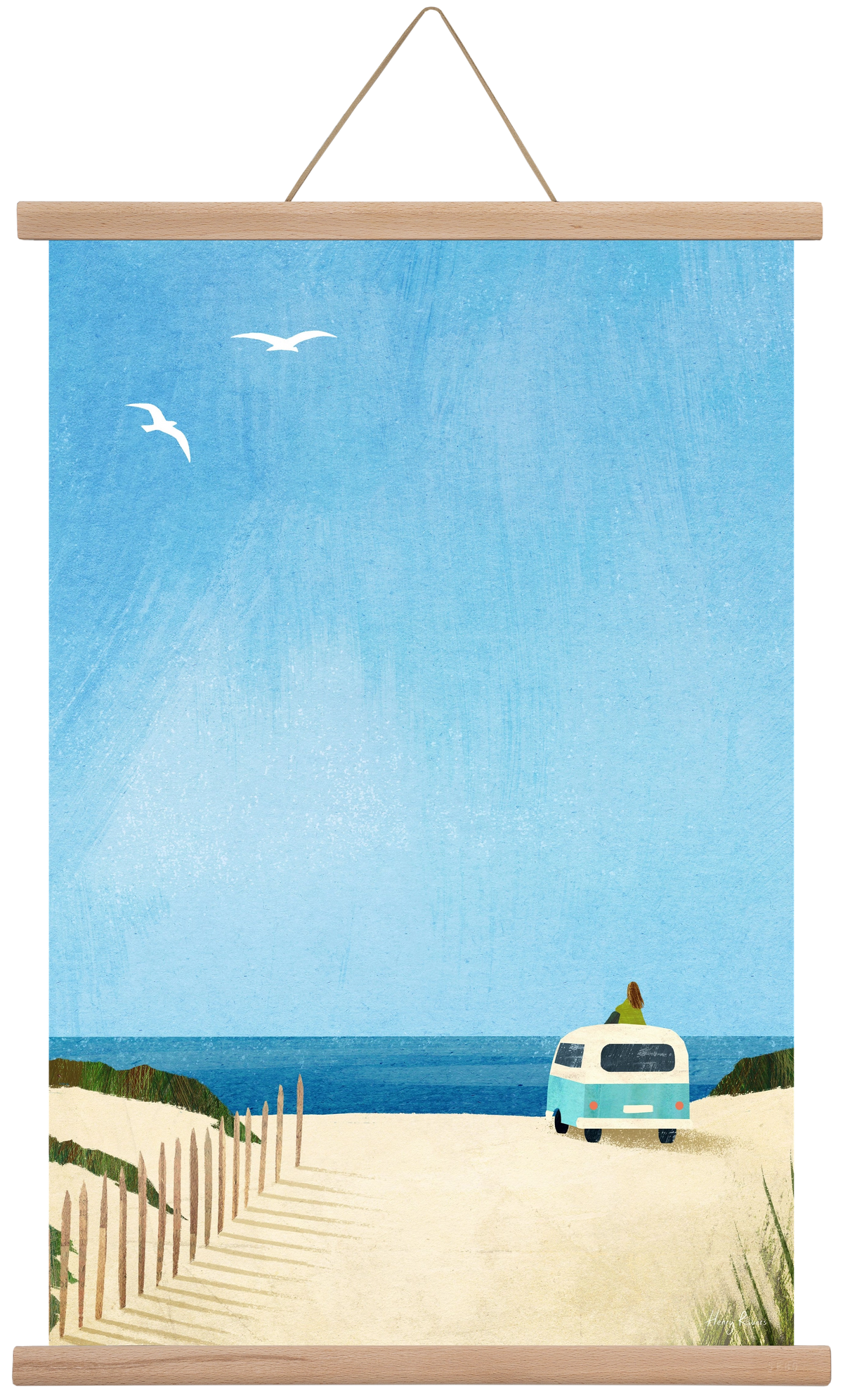 Van Life II, 40x60 cm (40x60 cm), Tölgy akasztó