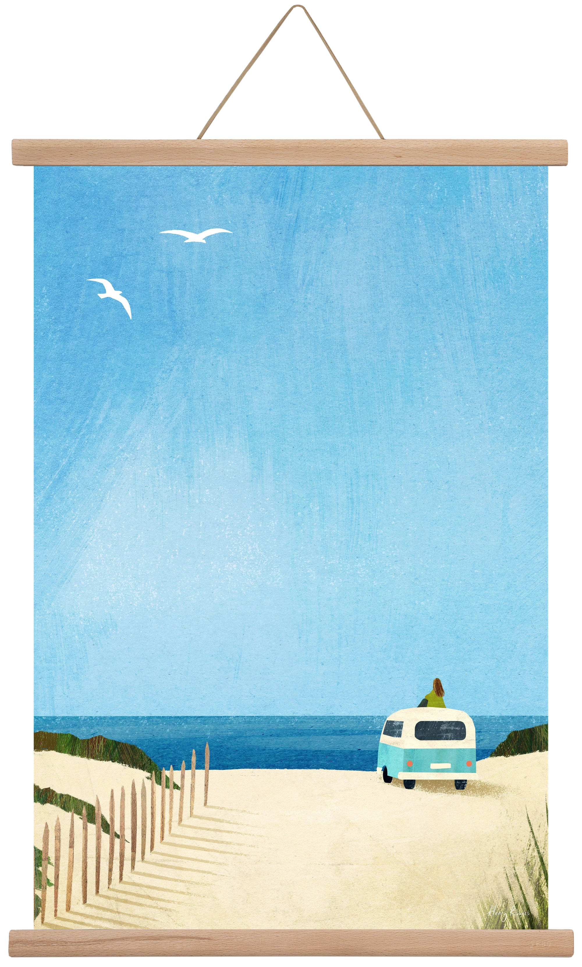 Van Life II, 40x60 cm (40x60 cm), Tölgy akasztó