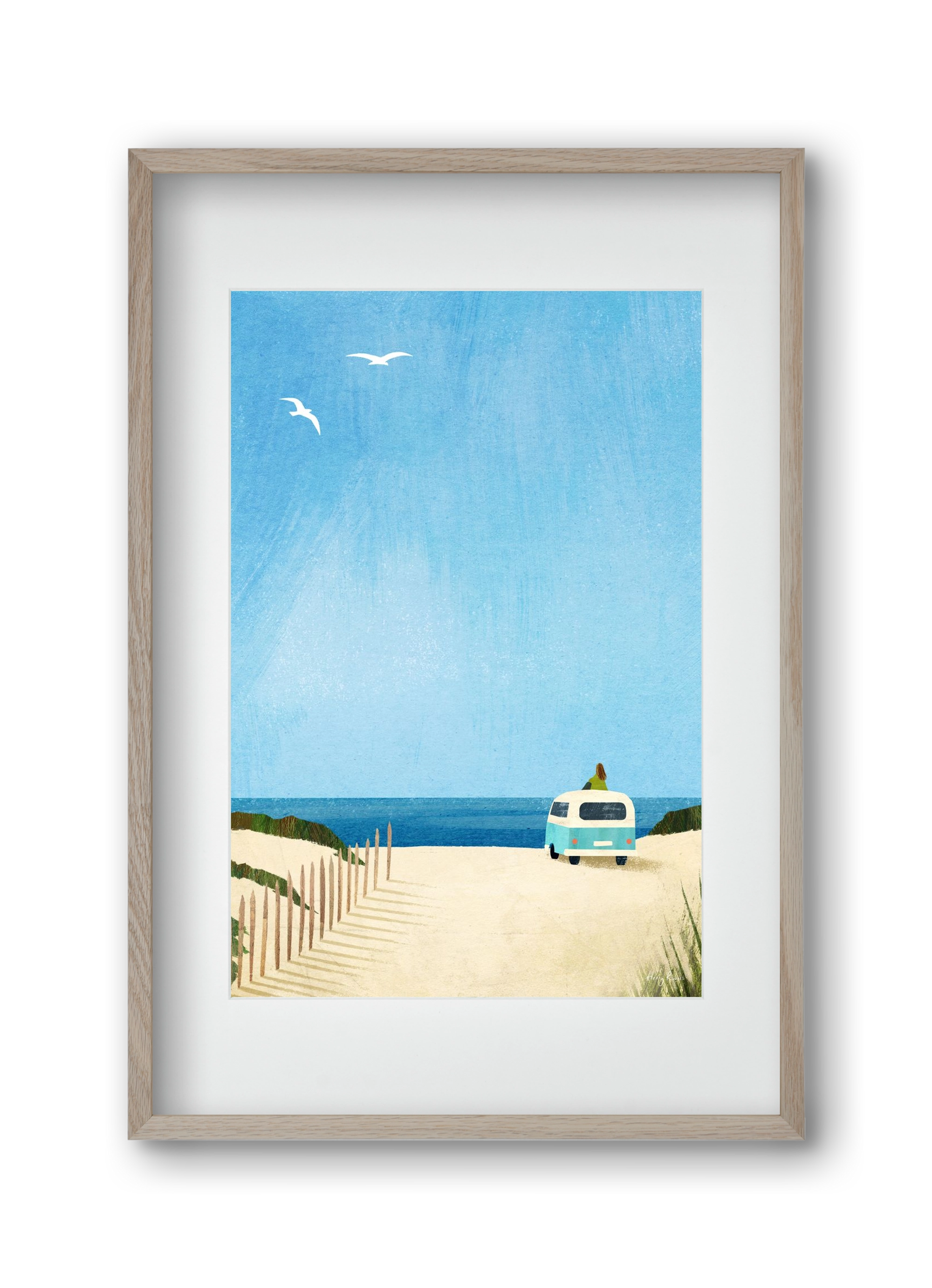 Van Life II, 30x45 cm (20x30 cm), Tölgy keret, paszpartuval