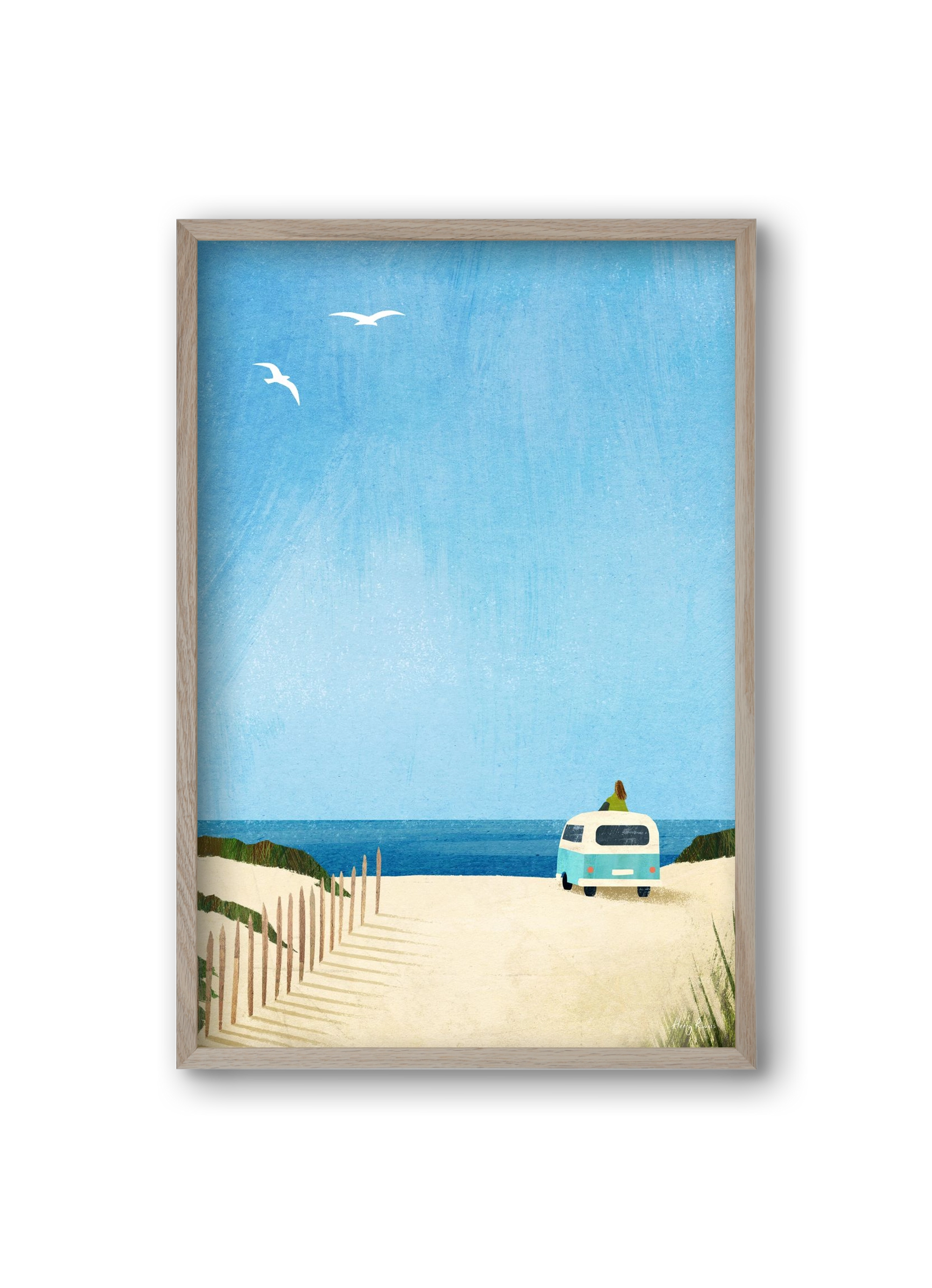 Van Life II, 20x30 cm (20x30 cm), Tölgy keret