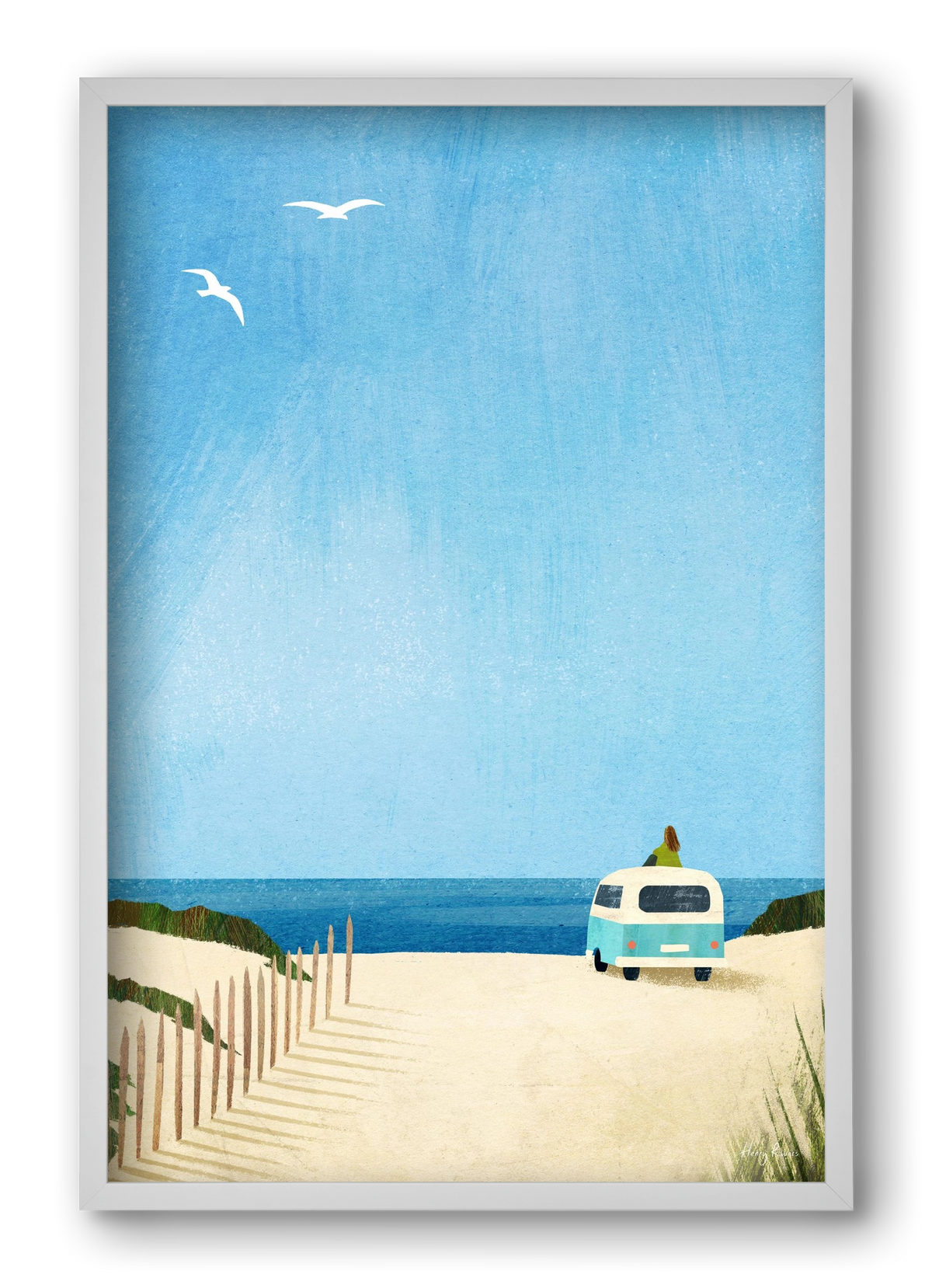 Van Life II, 40x60 cm (40x60 cm), Fehér keret