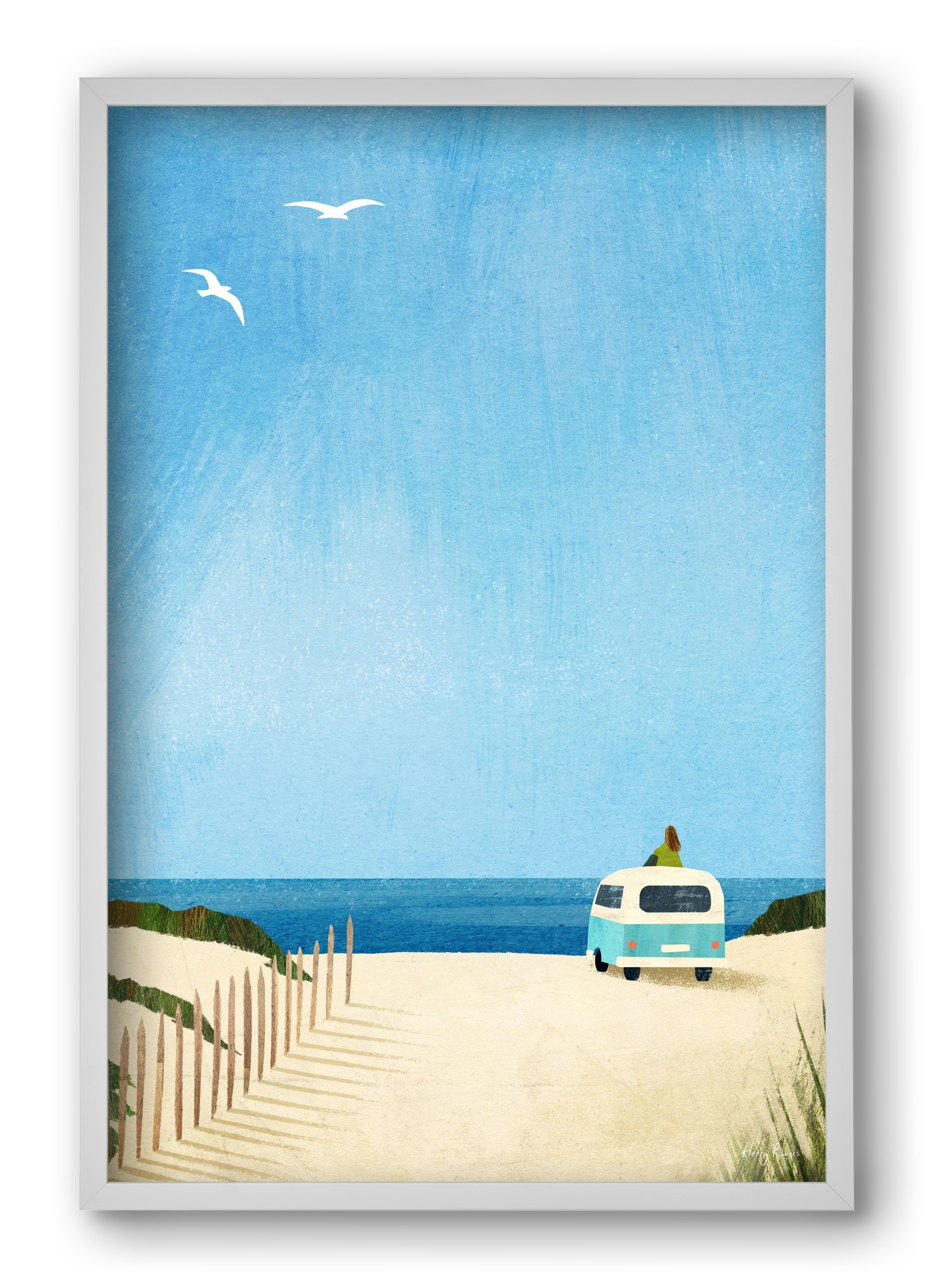 Van Life II, 40x60 cm (40x60 cm), Fehér keret