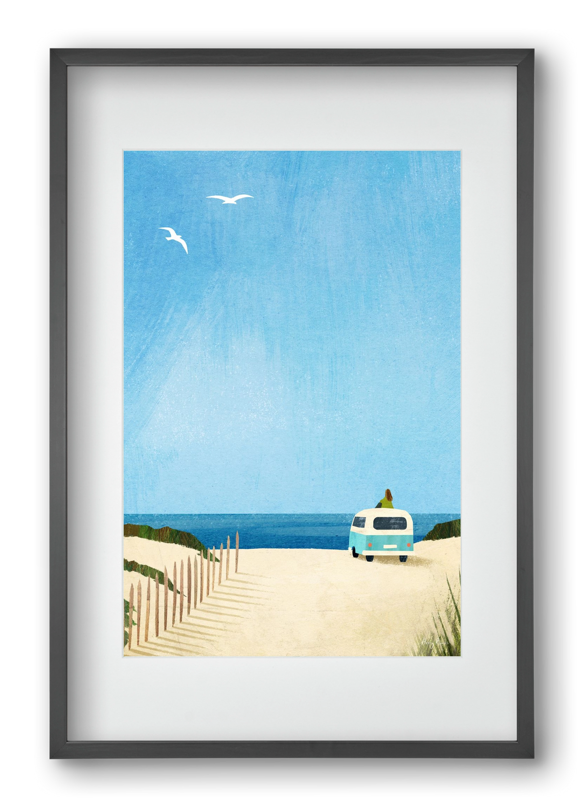 Van Life II, 40x60 cm (30x45 cm), Fekete keret, paszpartuval