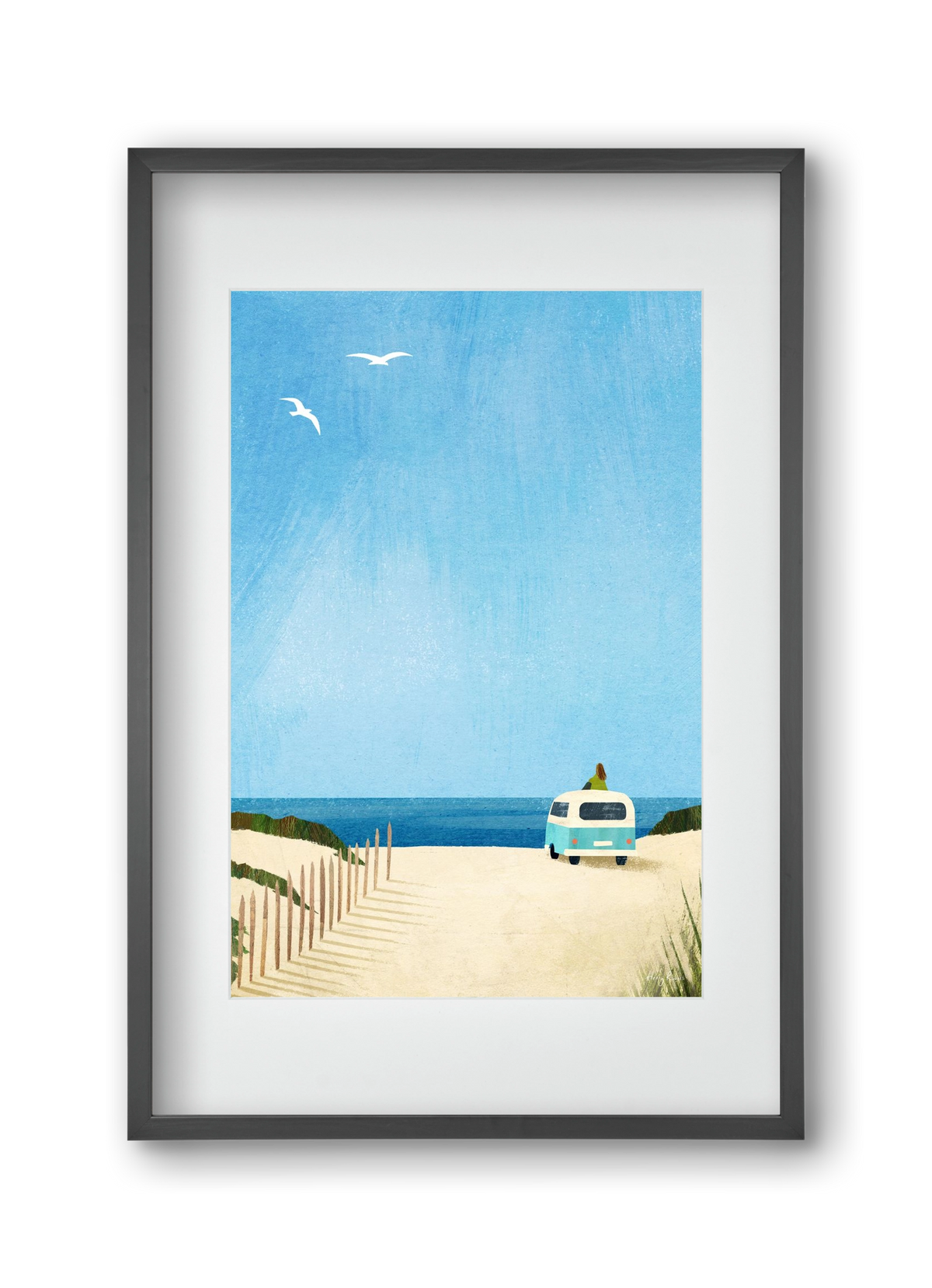 Van Life II, 30x45 cm (20x30 cm), Fekete keret, paszpartuval