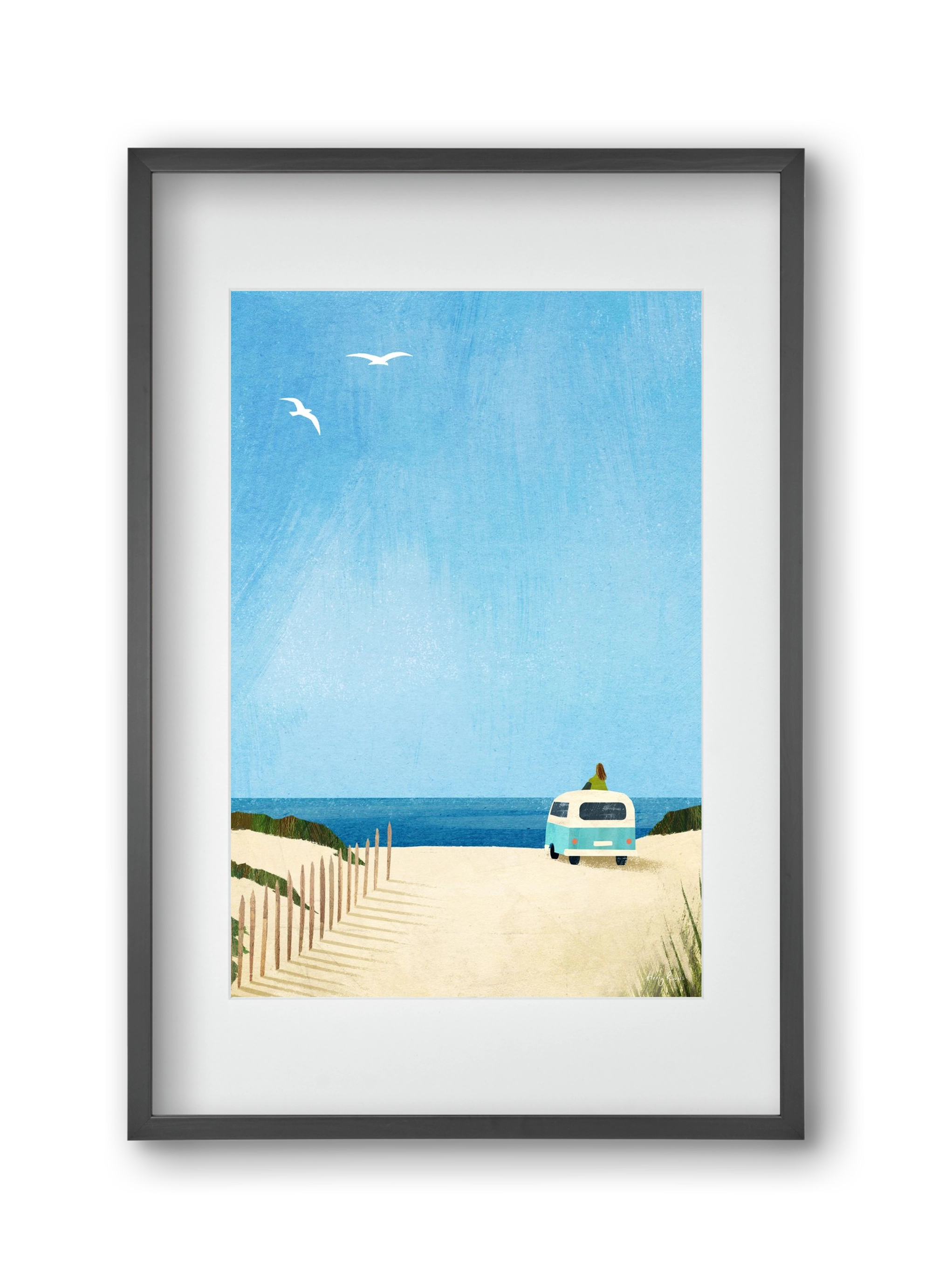 Van Life II, 30x45 cm (20x30 cm), Fekete keret, paszpartuval