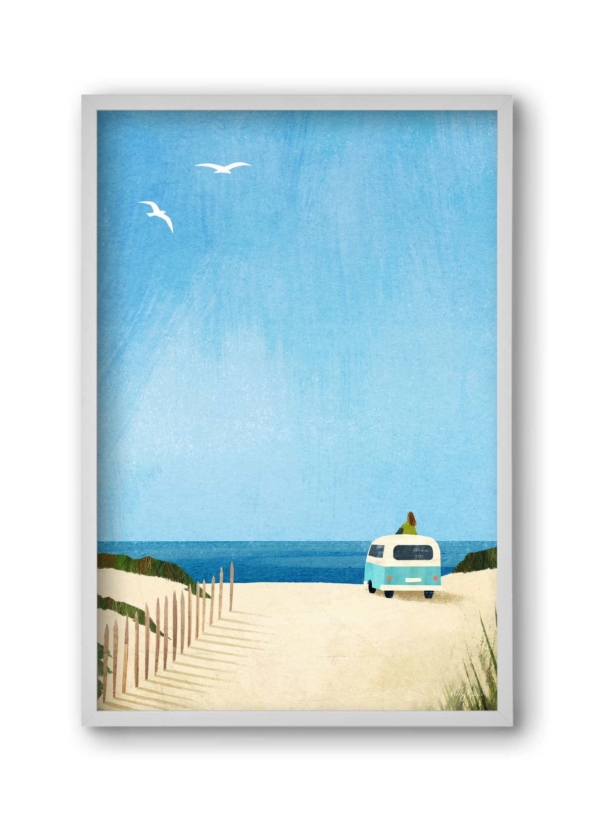 Van Life II, 30x45 cm (30x45 cm), Fehér keret