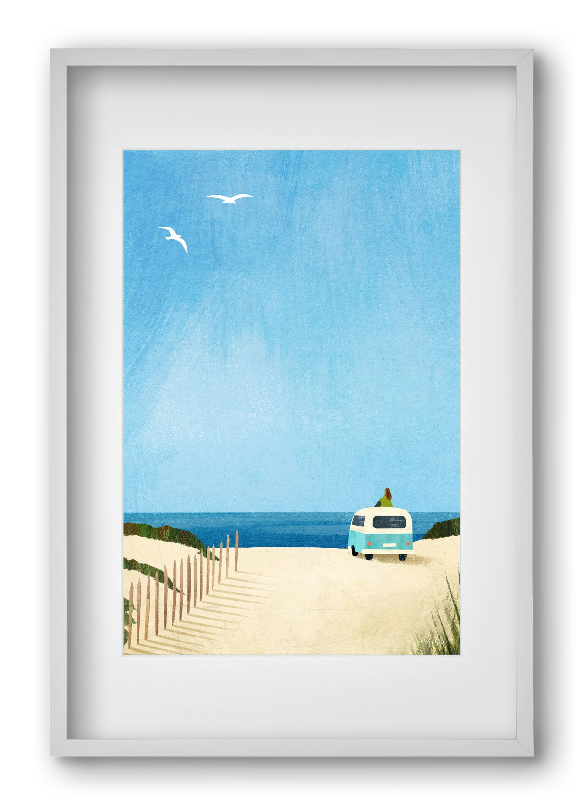 Van Life II, 40x60 cm (30x45 cm), Fehér keret, paszpartuval