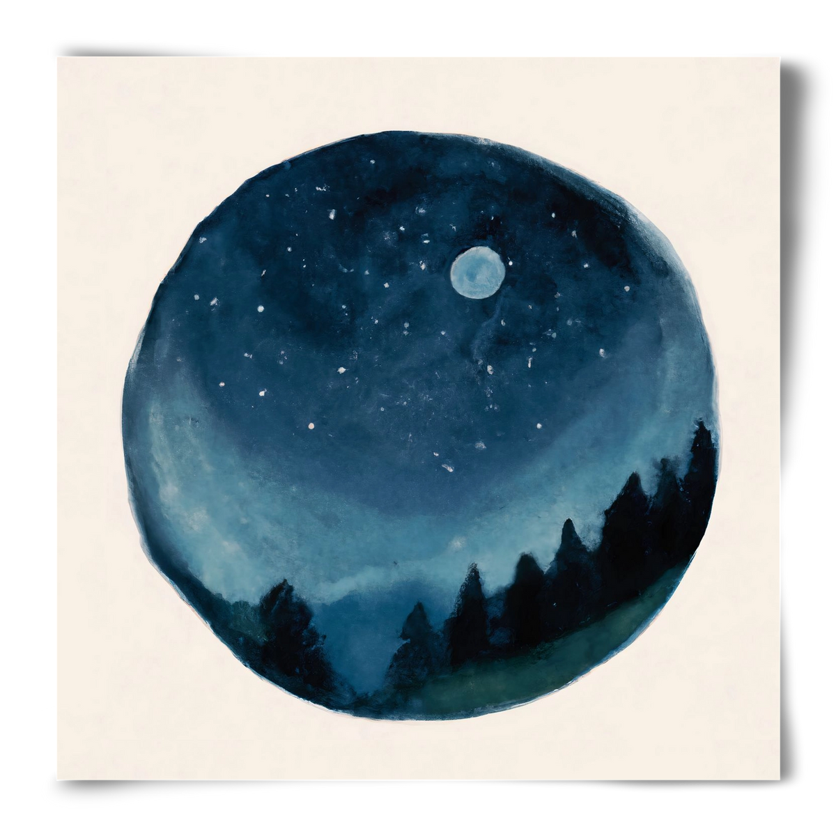 Around the world, 50x50 cm, Keret nélkül