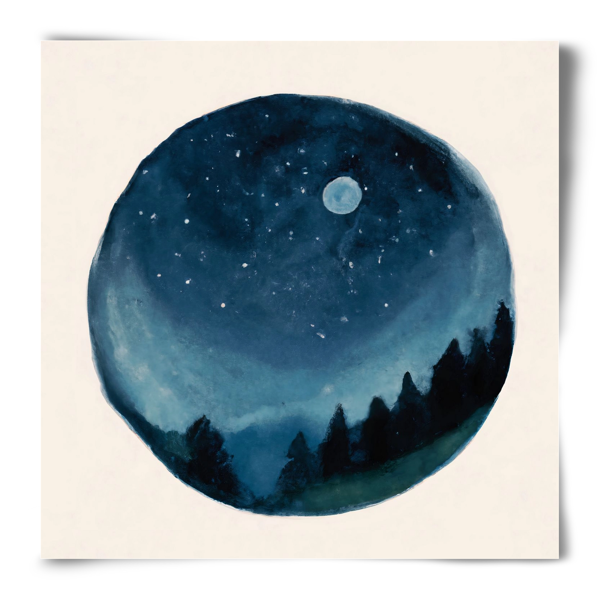 Around the world, 50x50 cm, Keret nélkül