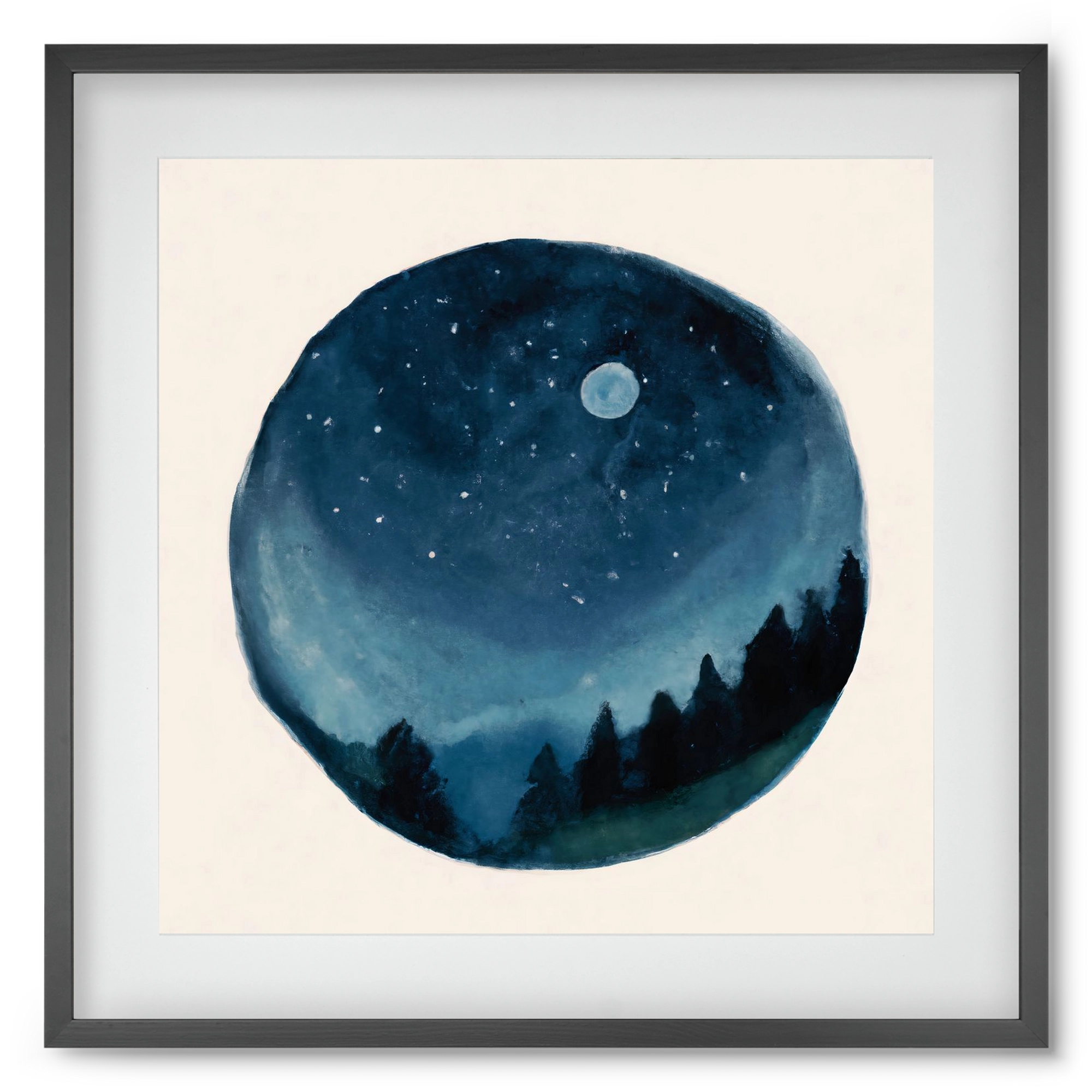 Around the world, 50x50 cm (40x40 cm), Fekete keret, paszpartuval