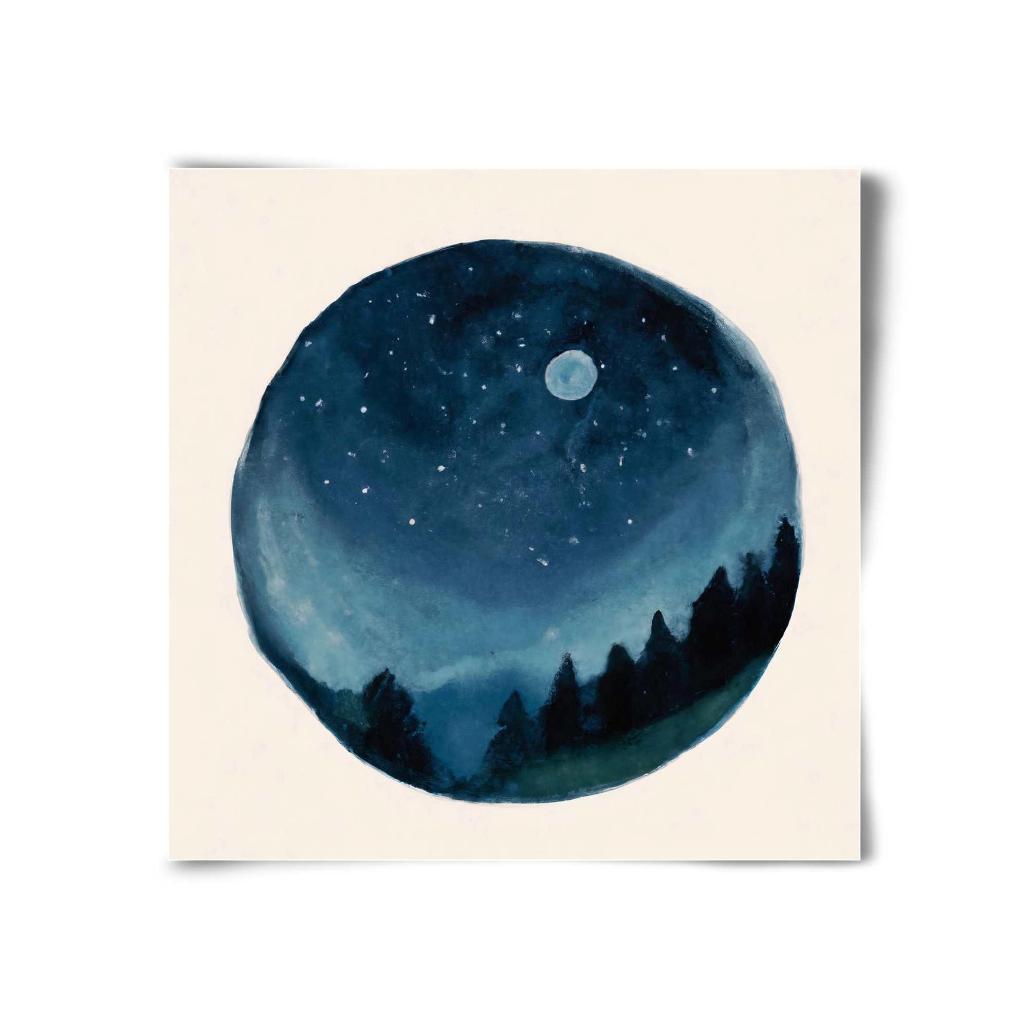 Around the world, 30x30 cm, Keret nélkül