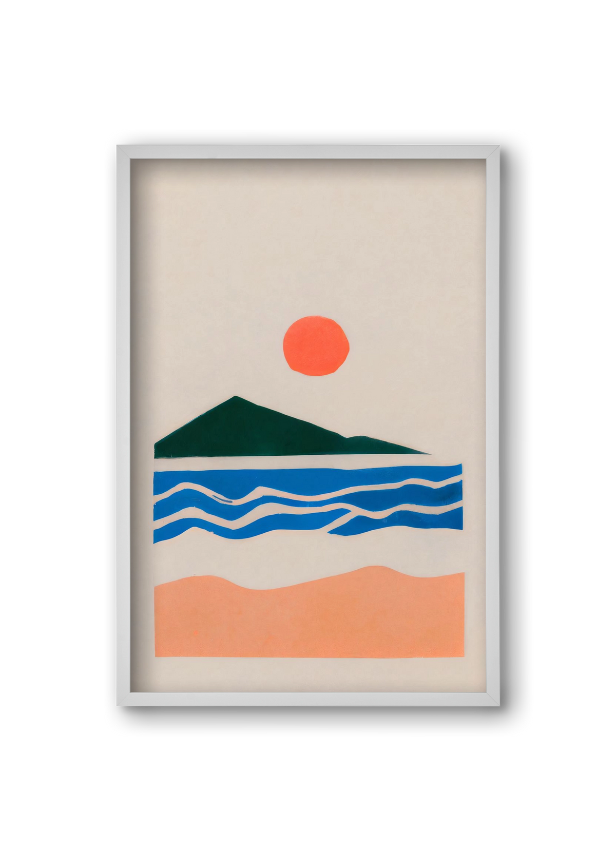 Verano , 20x30 cm (20x30 cm), Fehér keret