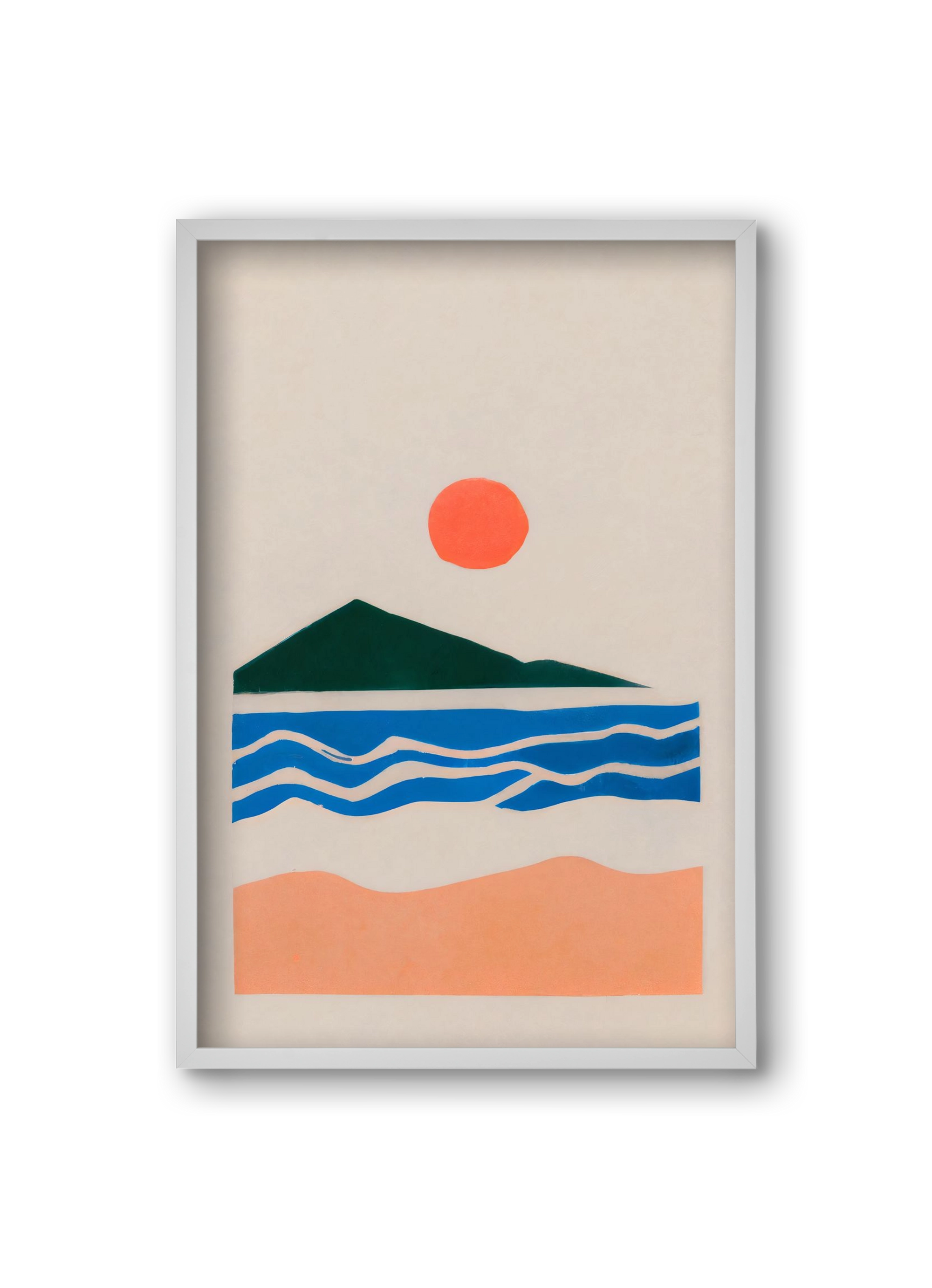 Verano , 20x30 cm (20x30 cm), Fehér keret