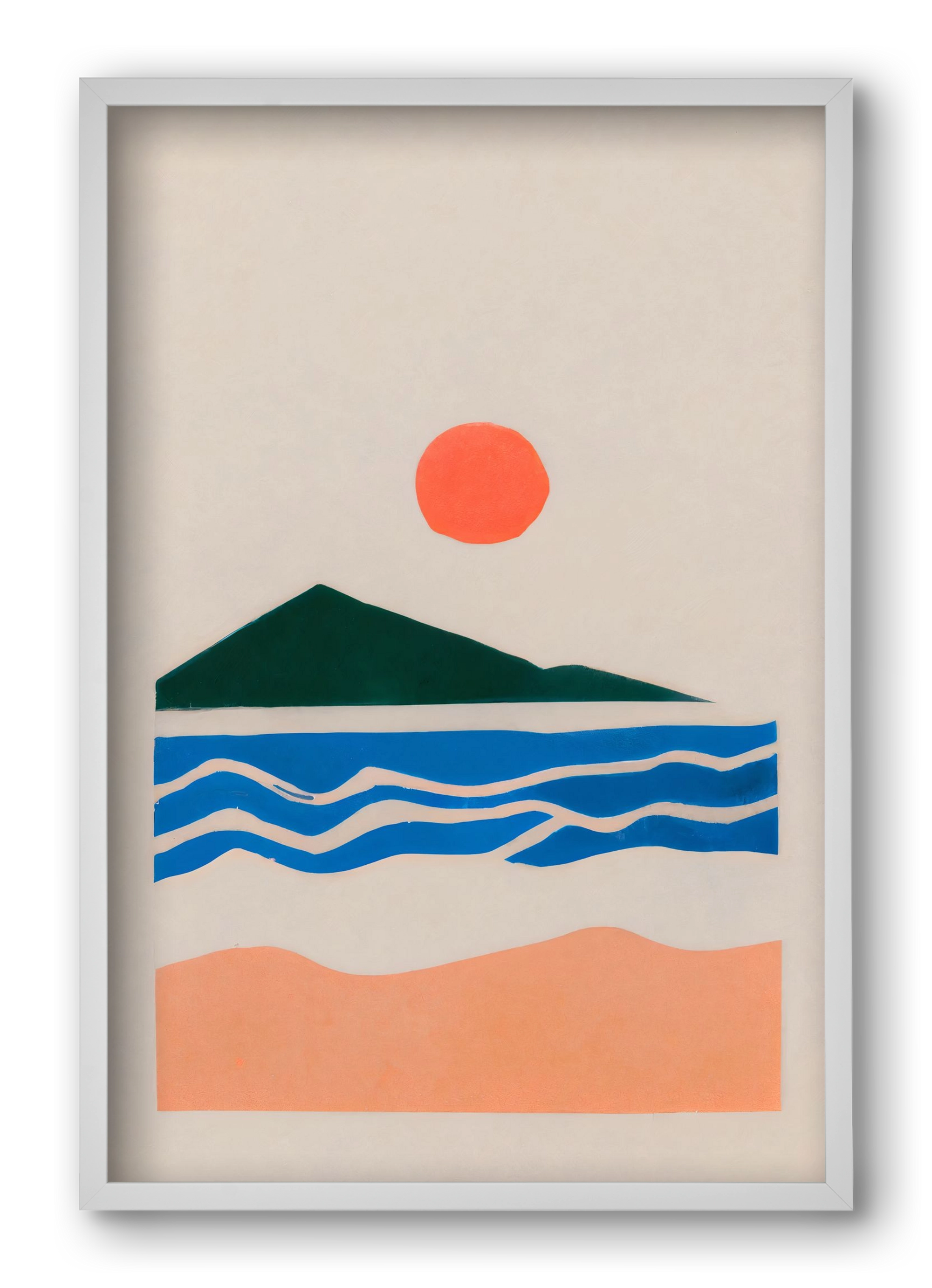 Verano , 40x60 cm (40x60 cm), Fehér keret