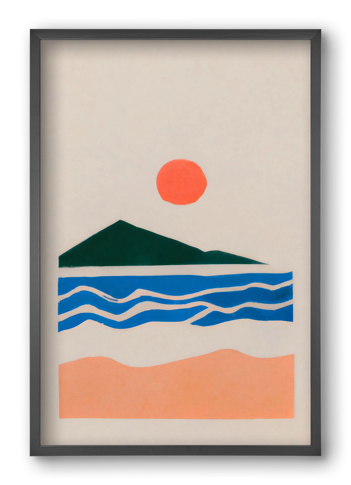 Verano , 40x60 cm (40x60 cm), Fekete keret