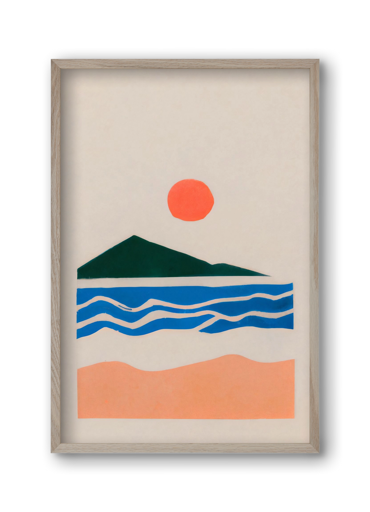 Verano , 30x45 cm (30x45 cm), Tölgy keret