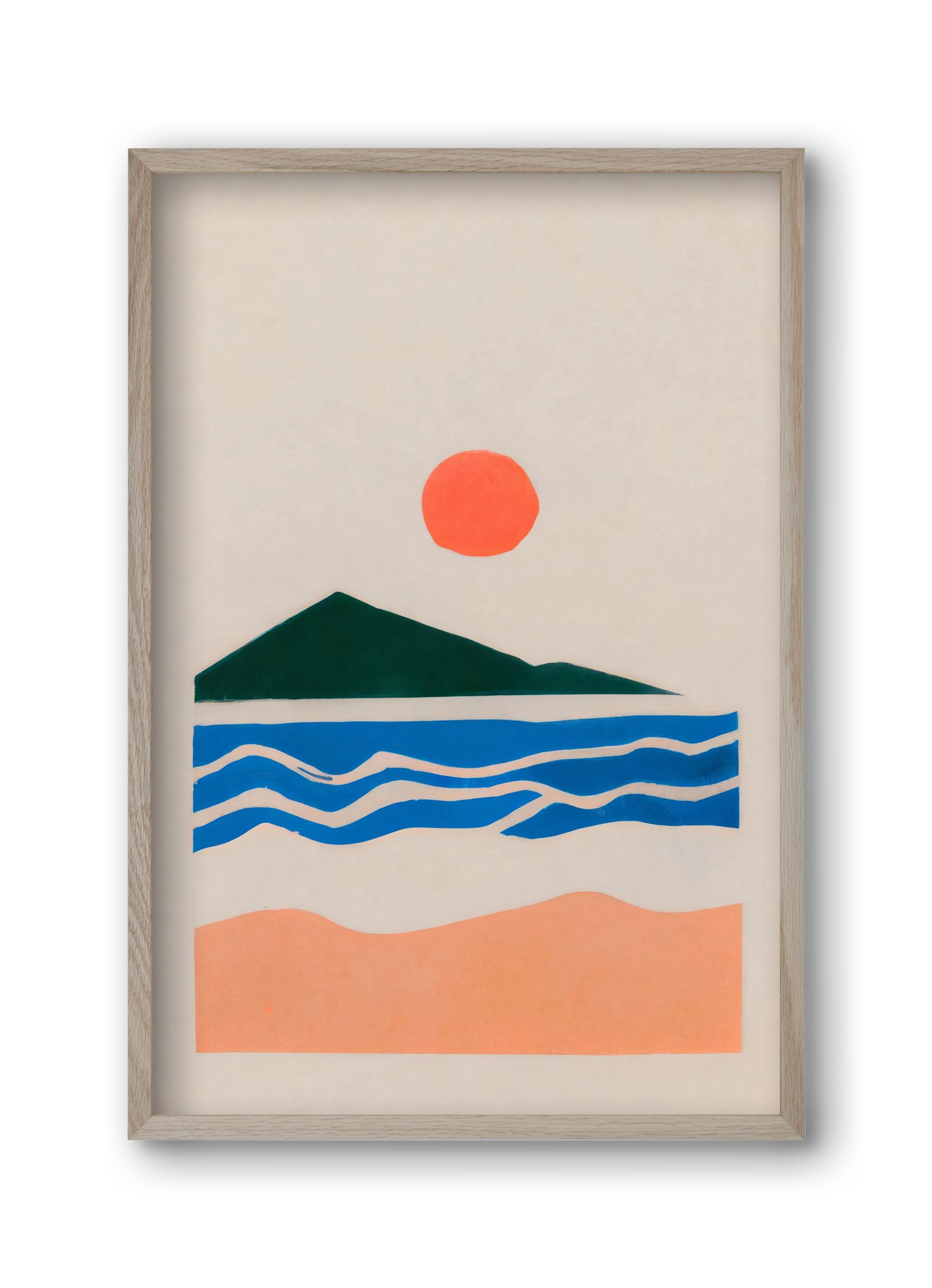 Verano , 30x45 cm (30x45 cm), Tölgy keret