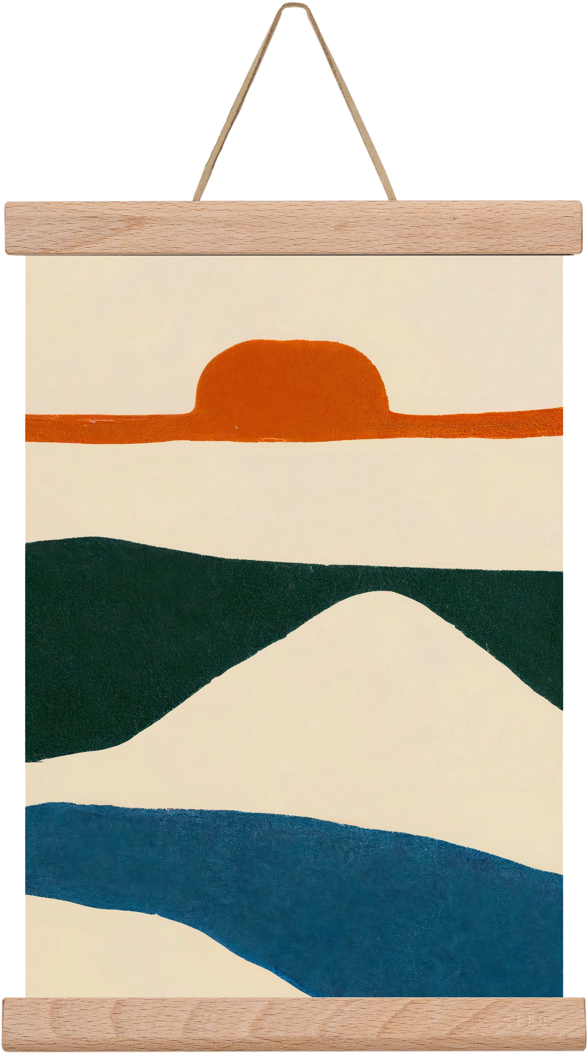 Puesta del sol , 20x30 cm (20x30 cm), Tölgy akasztó