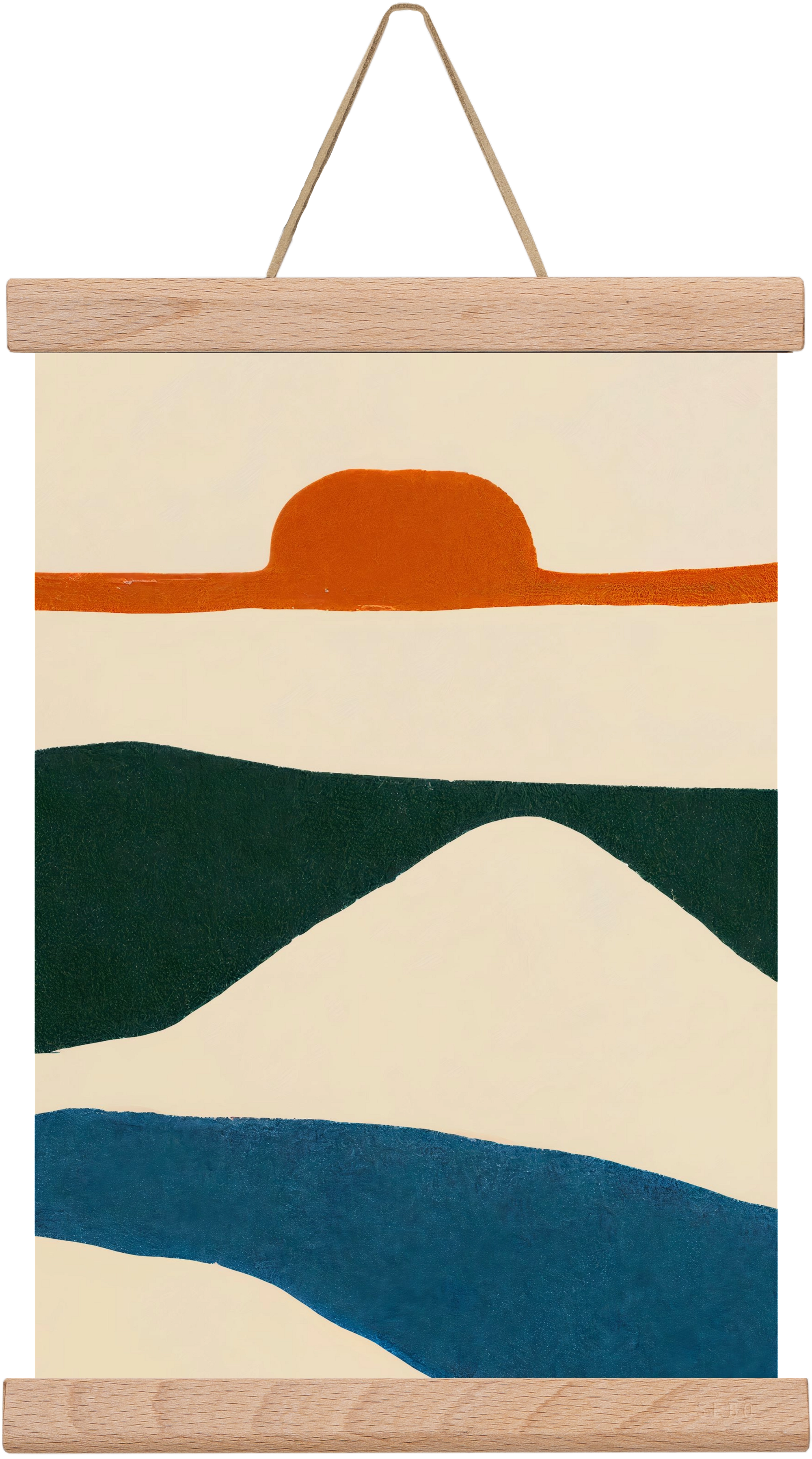 Puesta del sol , 20x30 cm (20x30 cm), Tölgy akasztó