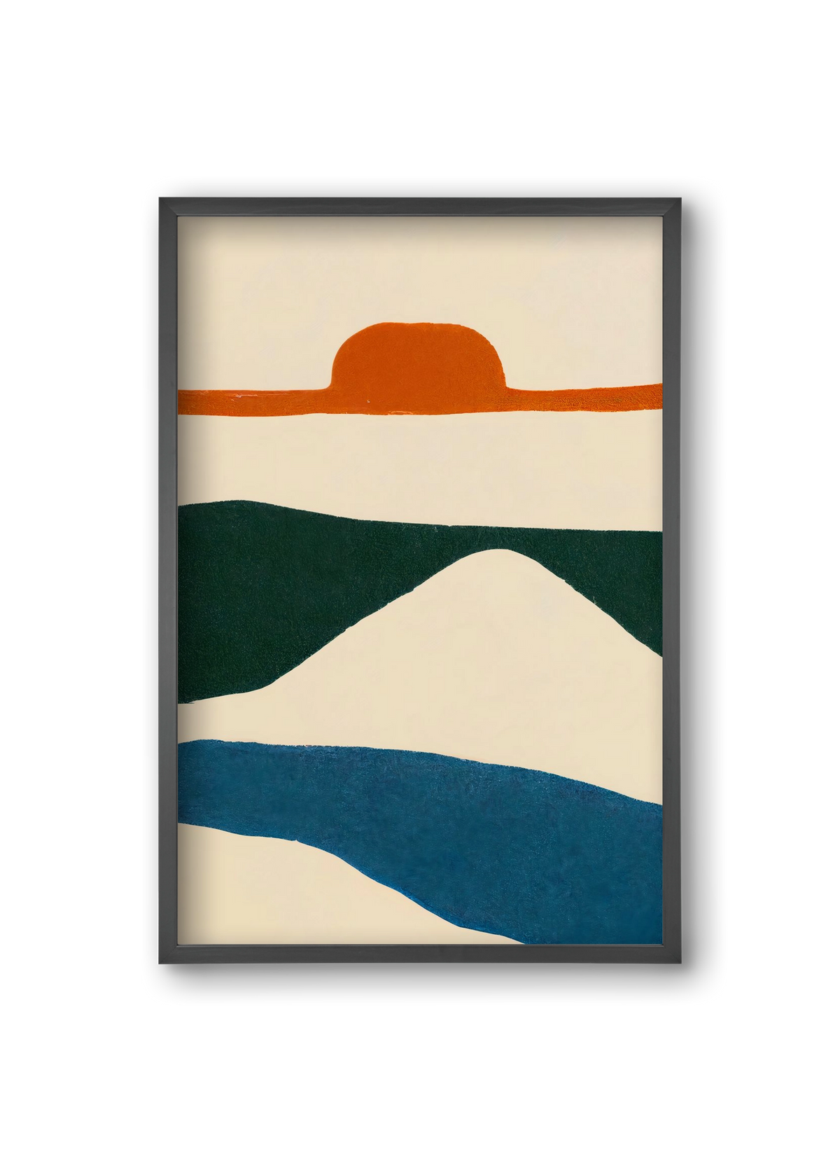 Puesta del sol , 20x30 cm (20x30 cm), Fekete keret