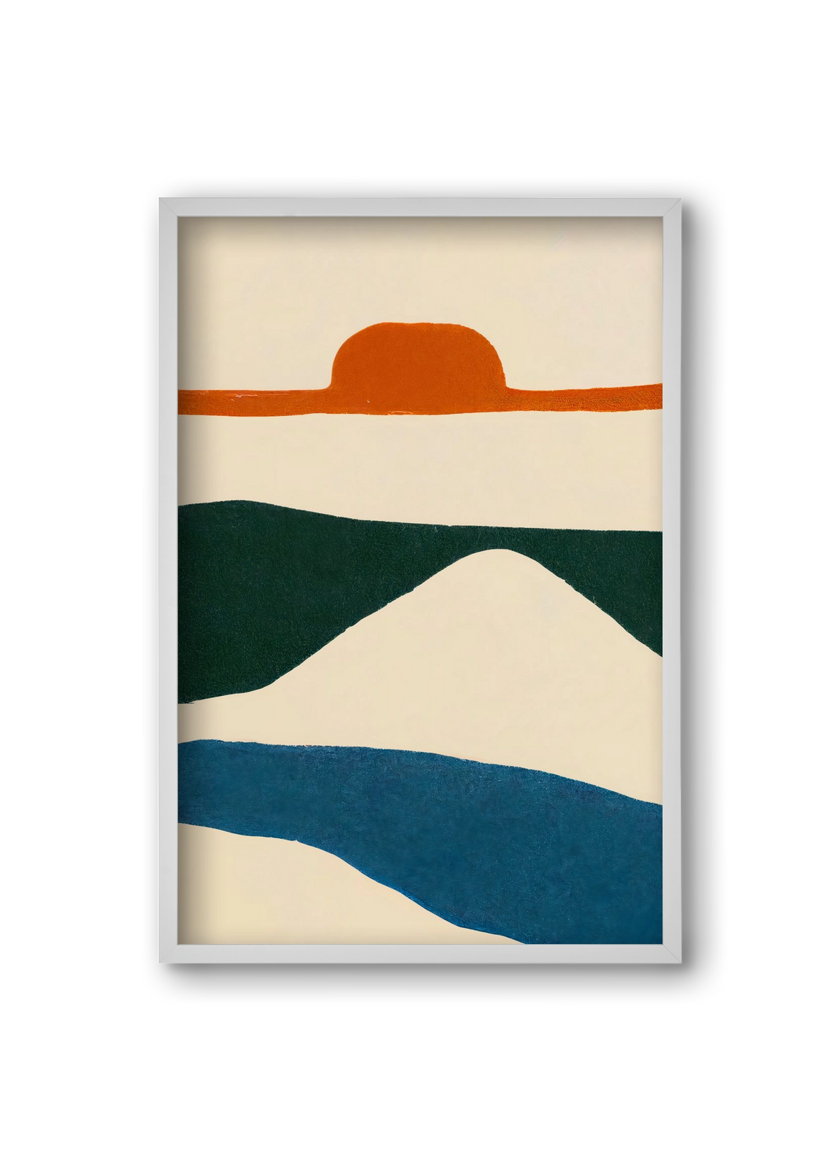 Puesta del sol , 20x30 cm (20x30 cm), Fehér keret