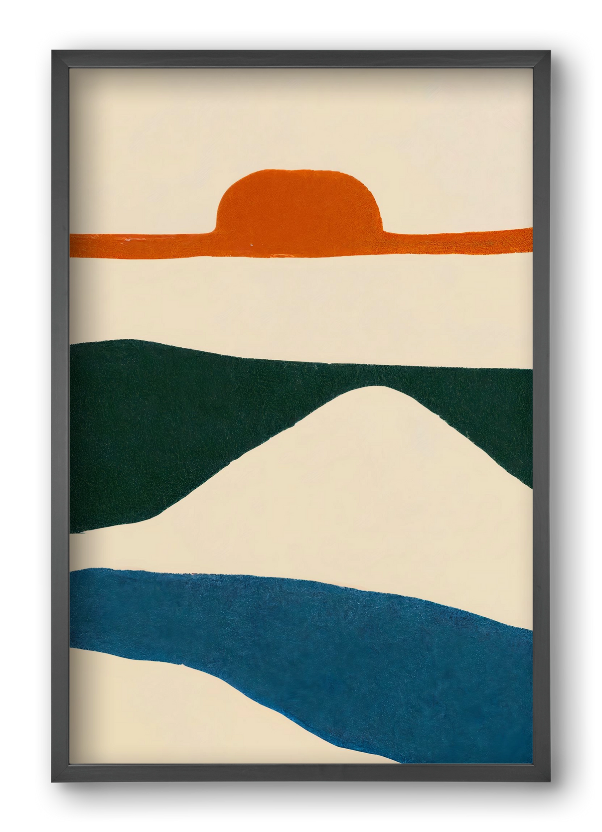 Puesta del sol , 40x60 cm (40x60 cm), Fekete keret