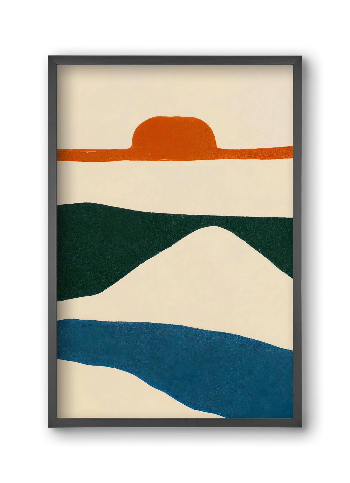 Puesta del sol , 30x45 cm (30x45 cm), Fekete keret