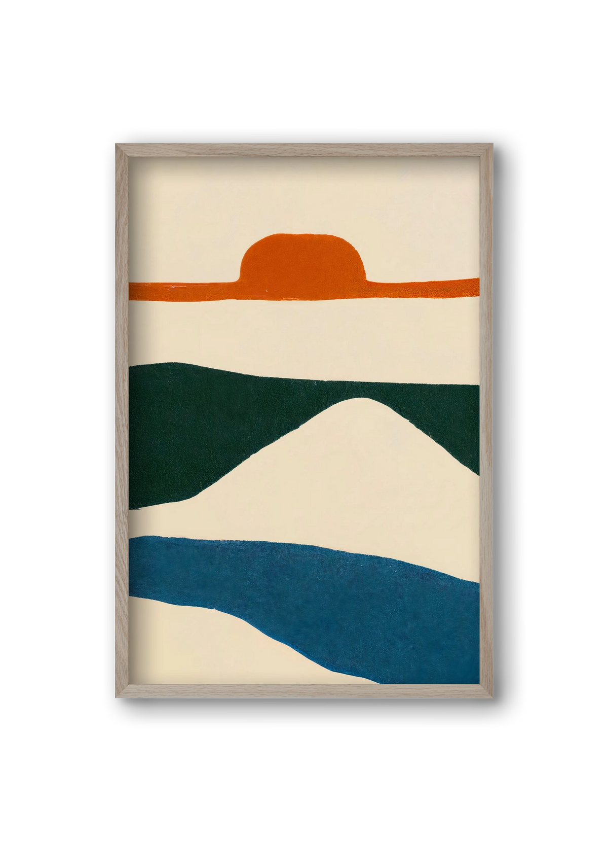 Puesta del sol , 20x30 cm (20x30 cm), Tölgy keret