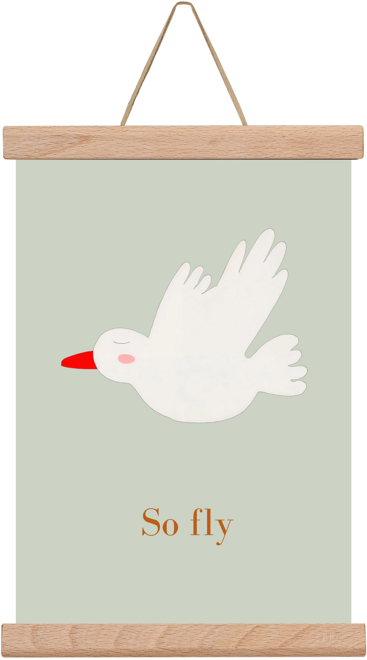 So fly , 20x30 cm (20x30 cm), Tölgy akasztó