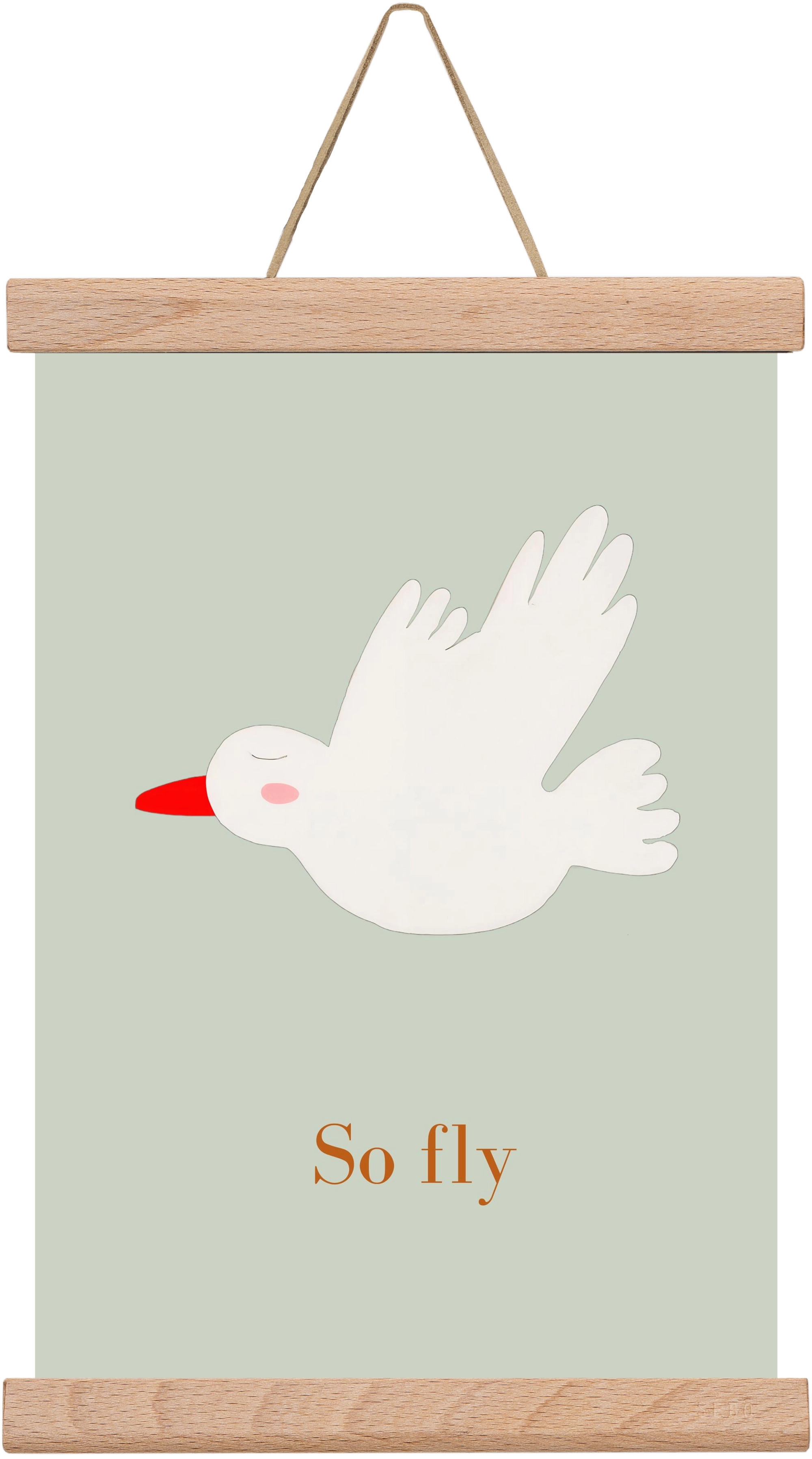 So fly , 20x30 cm (20x30 cm), Tölgy akasztó