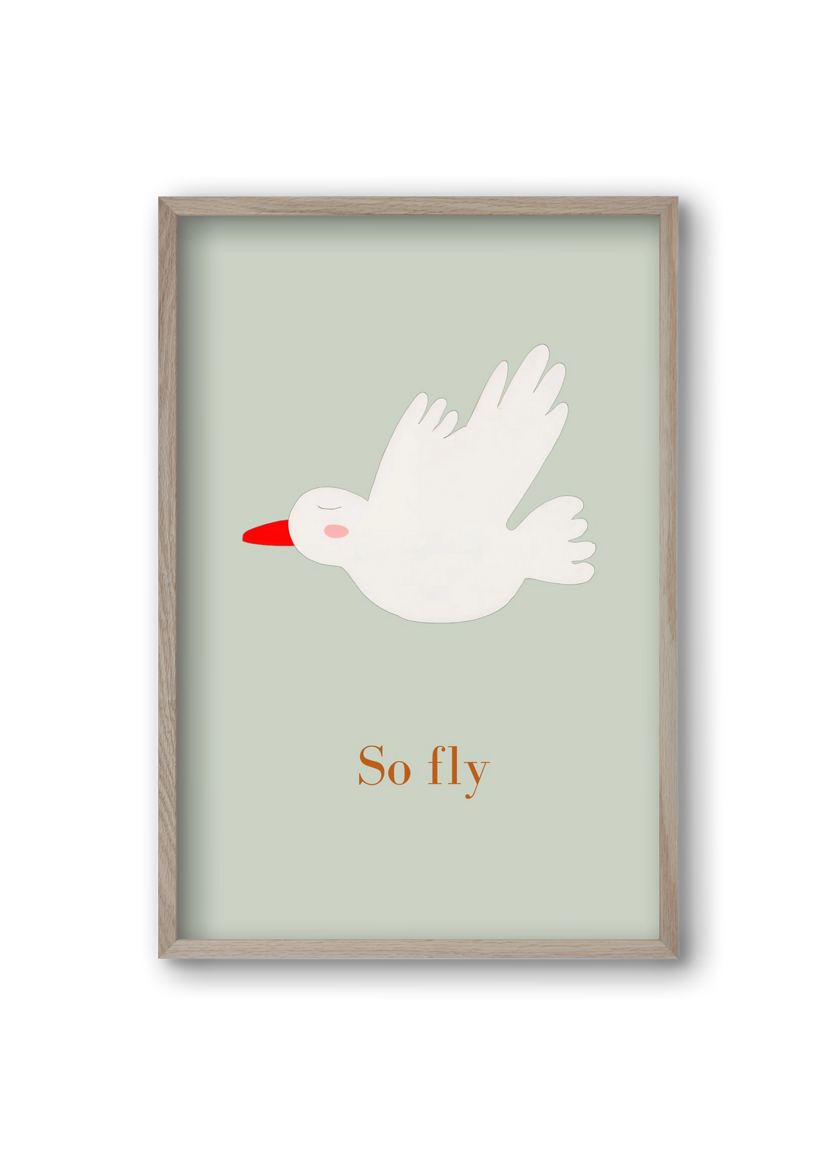 So fly , 20x30 cm (20x30 cm), Tölgy keret