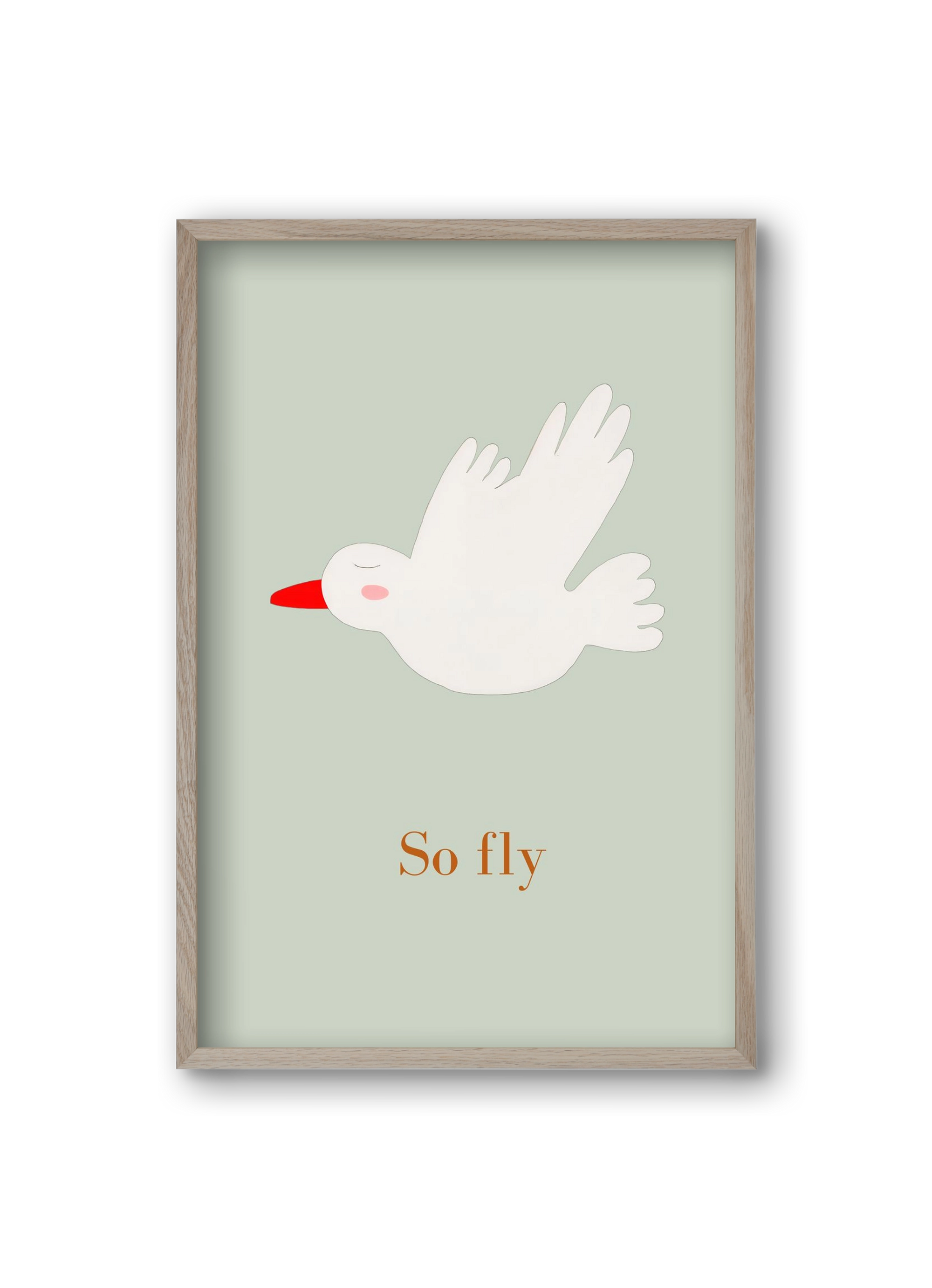 So fly , 20x30 cm (20x30 cm), Tölgy keret