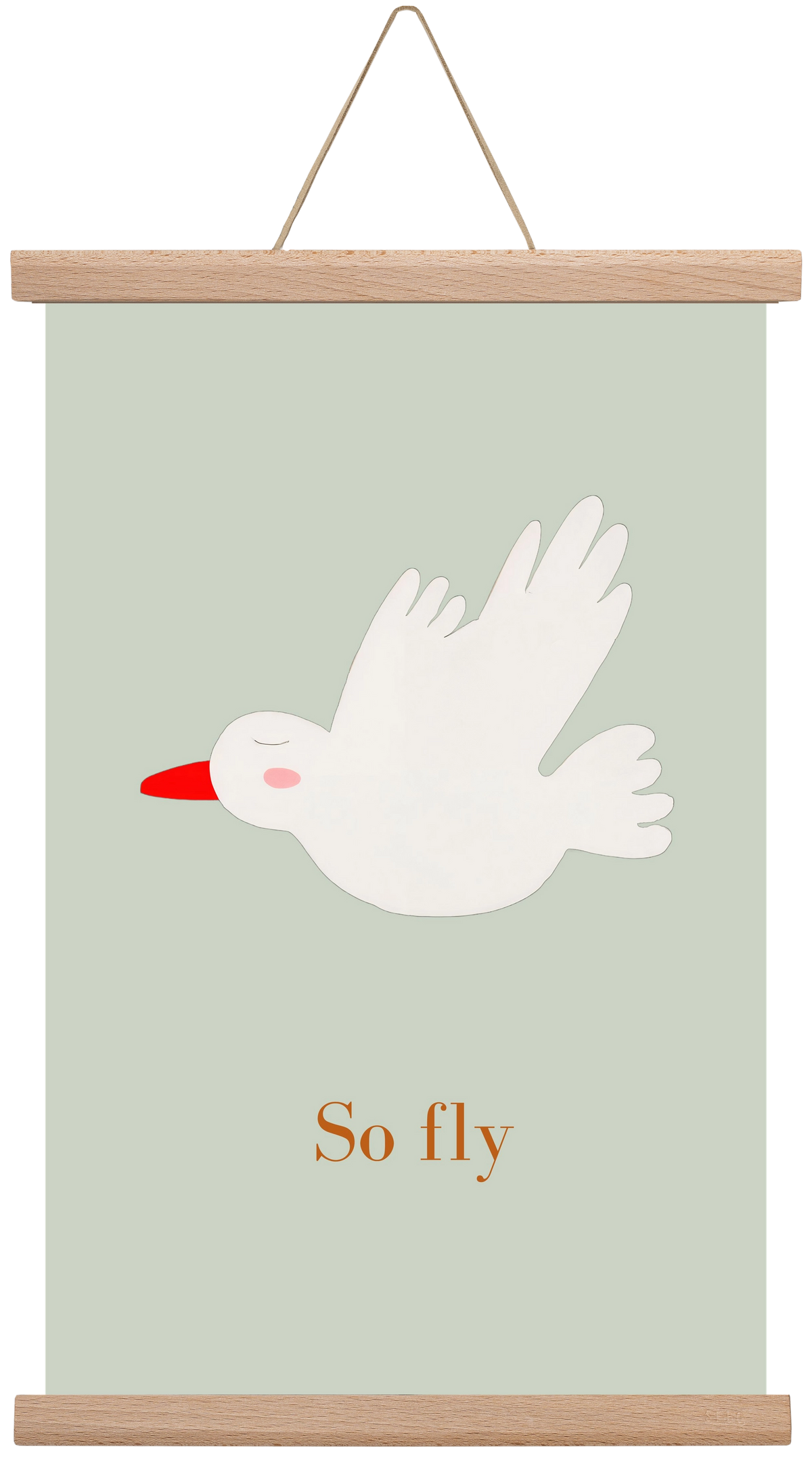 So fly , 30x45 cm (30x45 cm), Tölgy akasztó