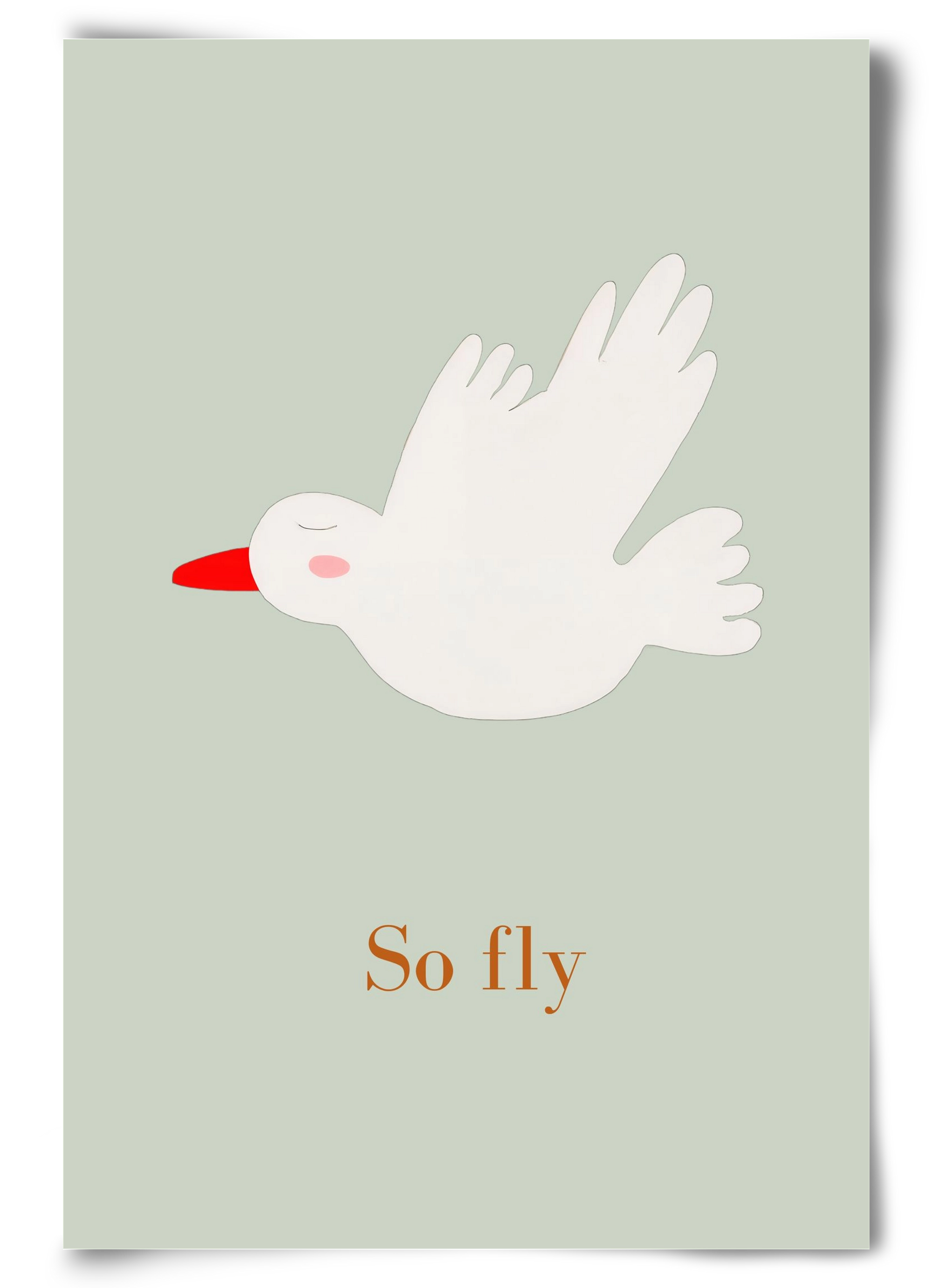 So fly , 60x90 cm, Keret nélkül