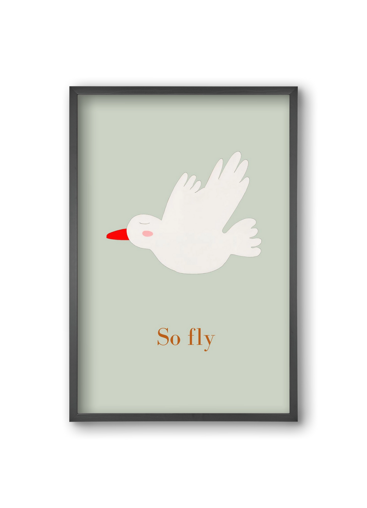 So fly , 20x30 cm (20x30 cm), Fekete keret