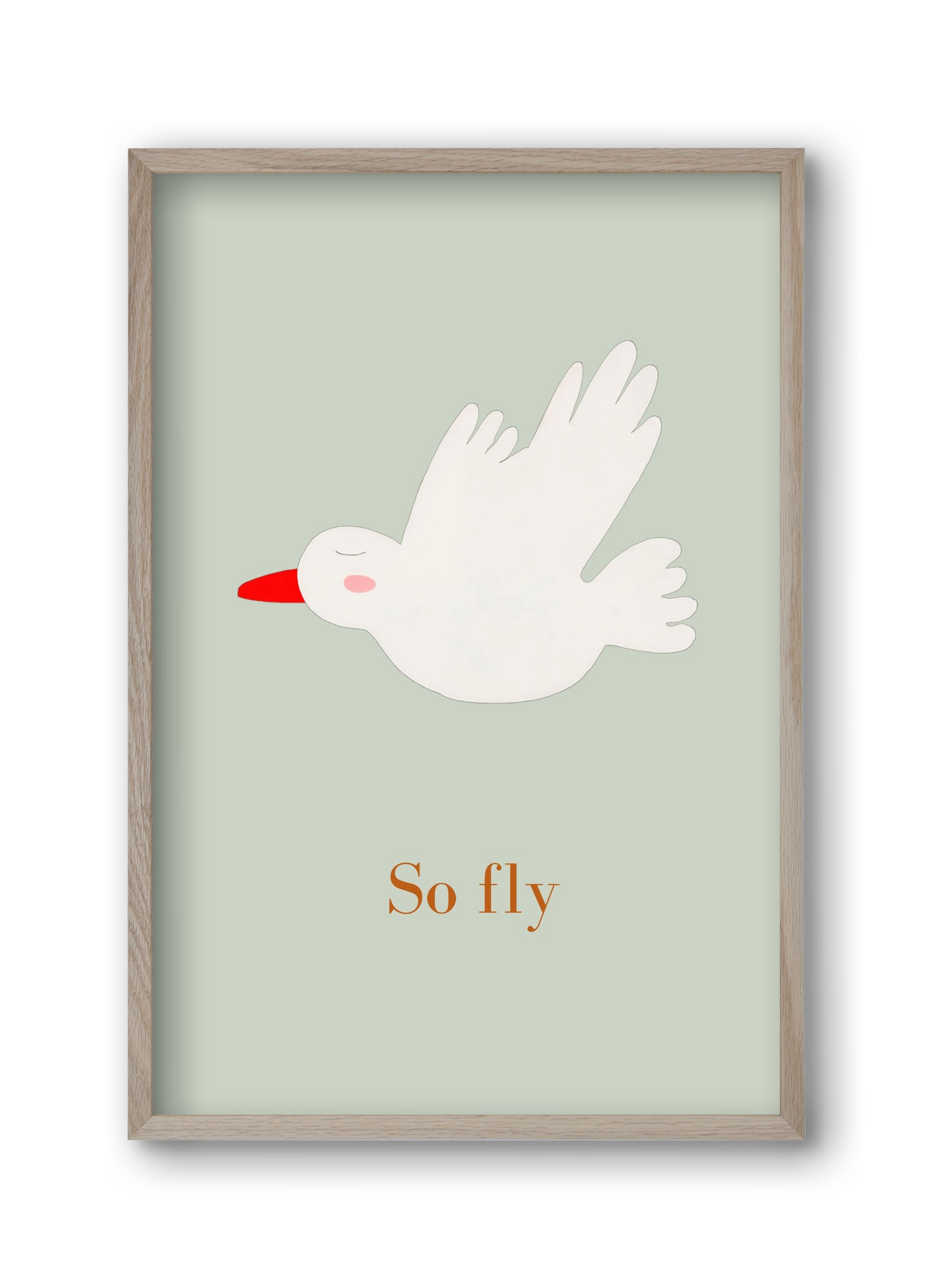 So fly , 30x45 cm (30x45 cm), Tölgy keret