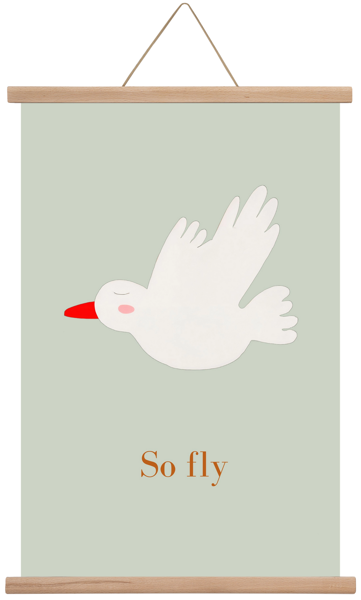 So fly , 40x60 cm (40x60 cm), Tölgy akasztó