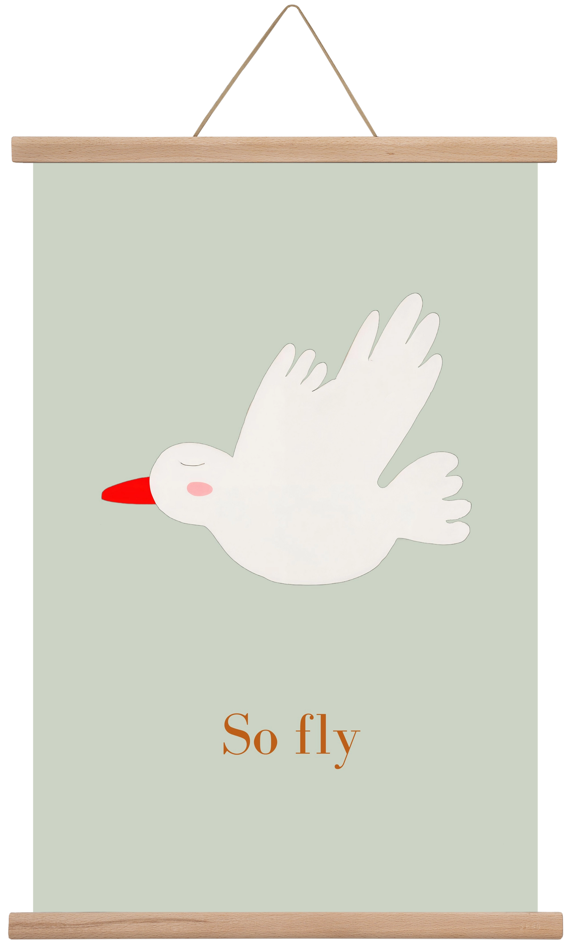 So fly , 40x60 cm (40x60 cm), Tölgy akasztó