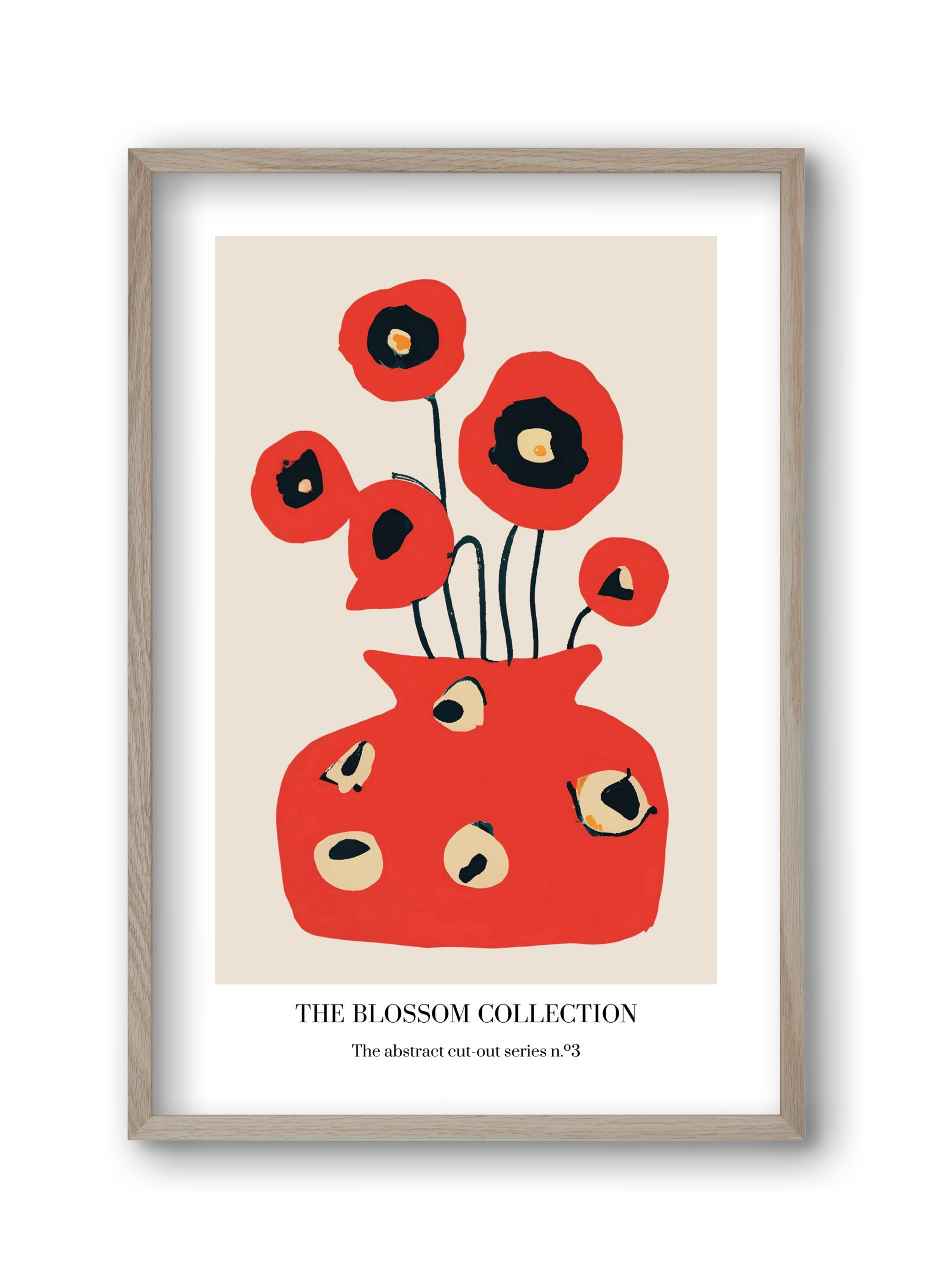 The blossom collection 3, 30x45 cm (30x45 cm), Tölgy keret