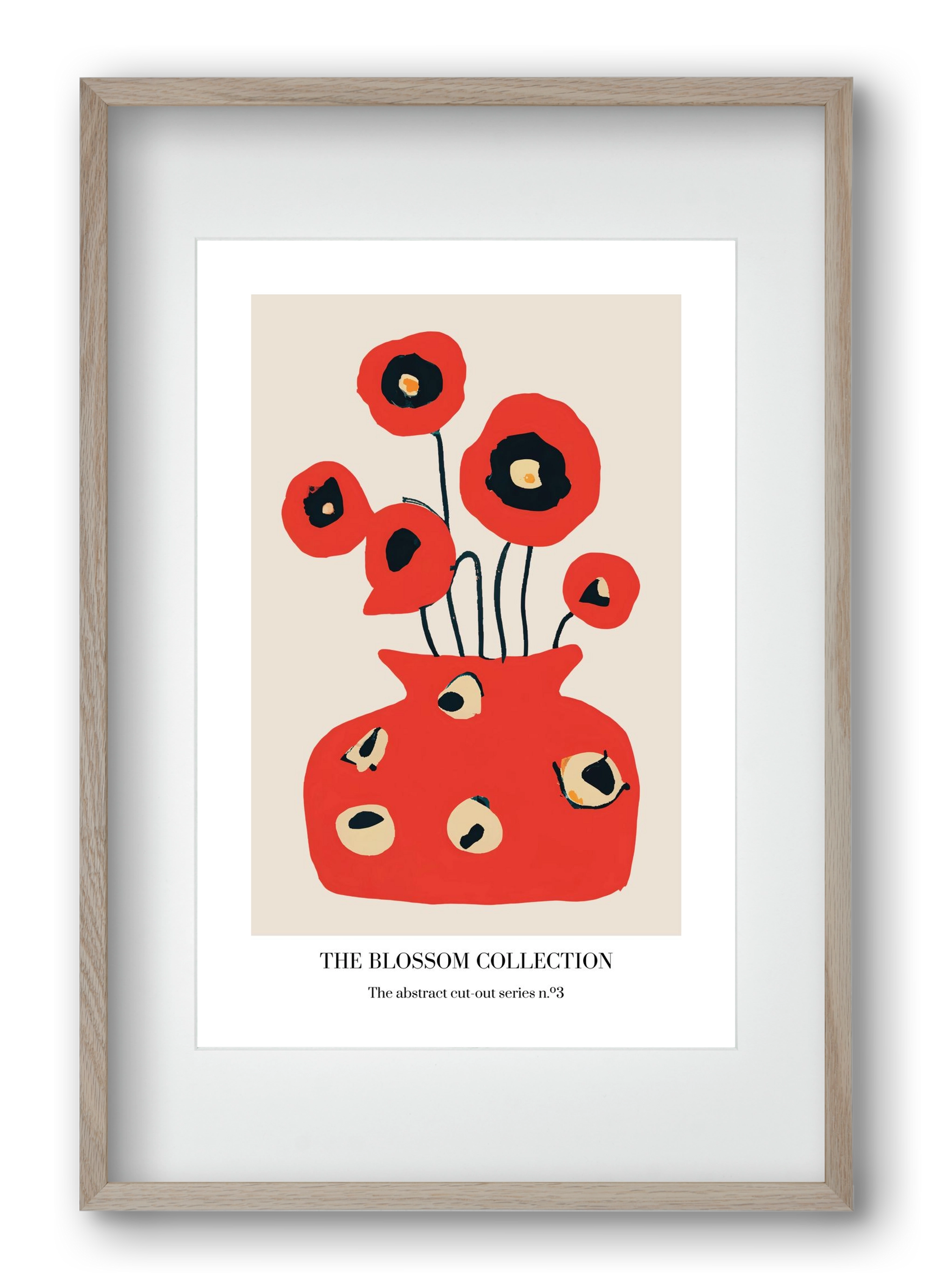 The blossom collection 3, 40x60 cm (30x45 cm), Tölgy keret, paszpartuval