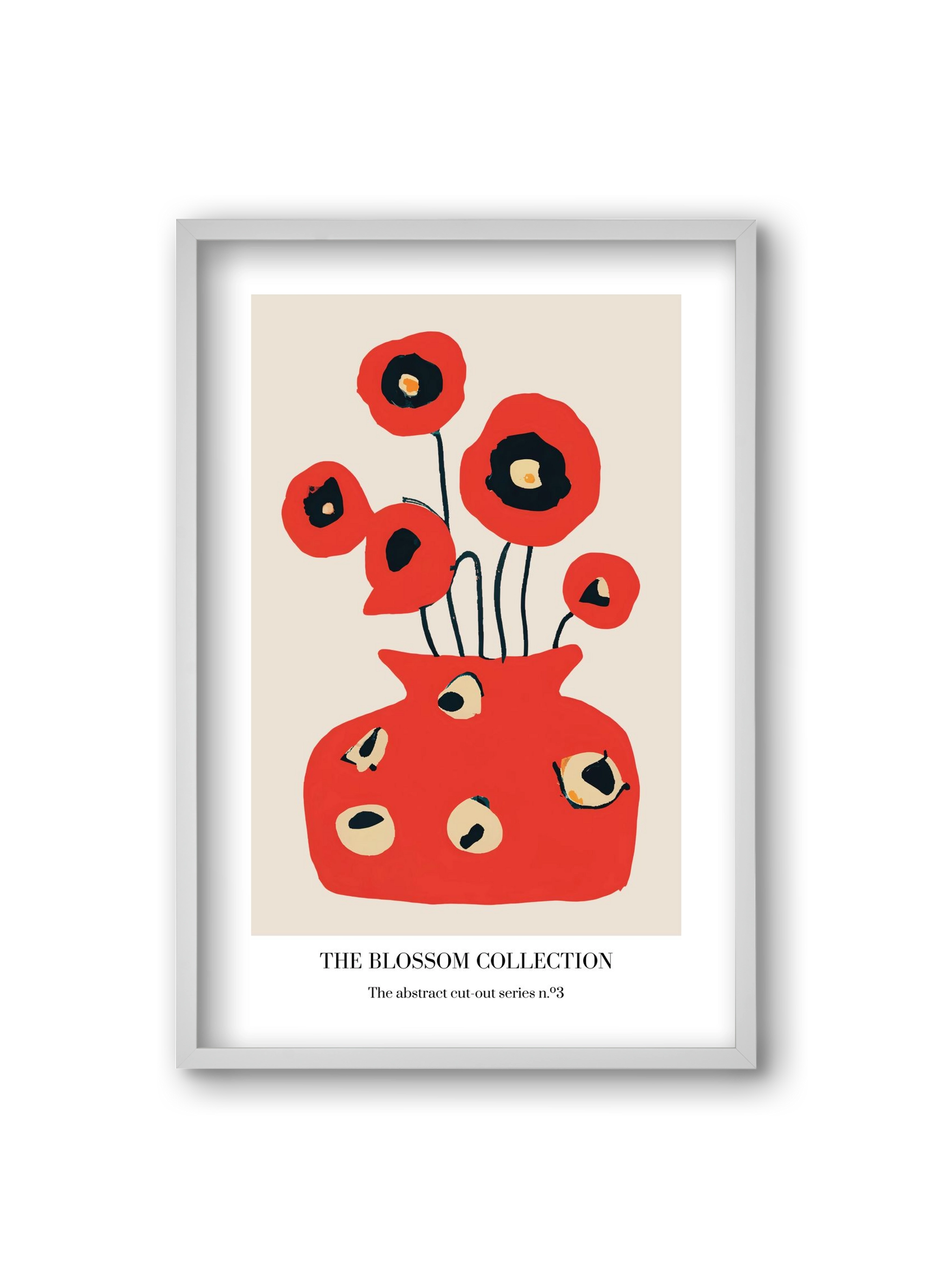 The blossom collection 3, 20x30 cm (20x30 cm), Fehér keret