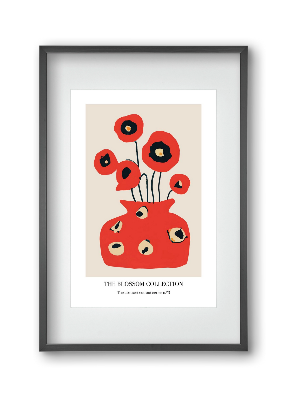 The blossom collection 3, 30x45 cm (20x30 cm), Fekete keret, paszpartuval