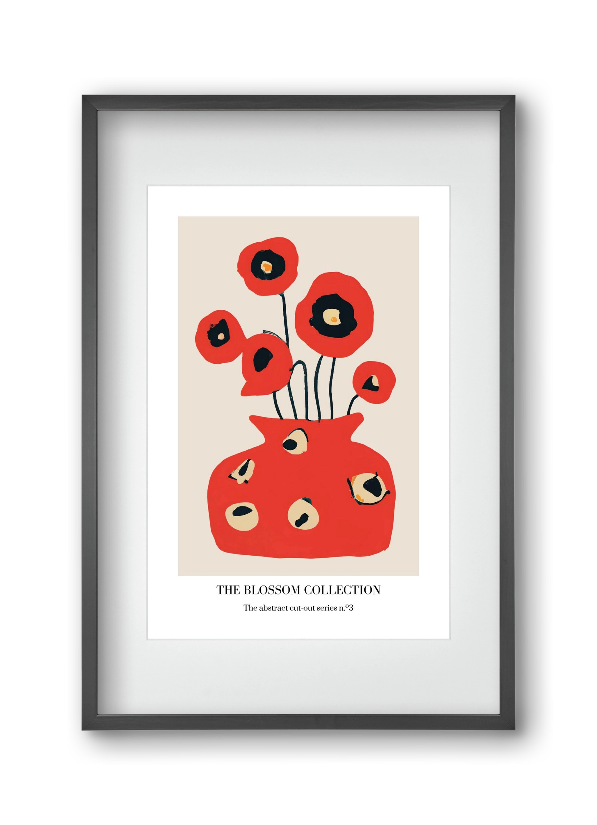 The blossom collection 3, 30x45 cm (20x30 cm), Fekete keret, paszpartuval