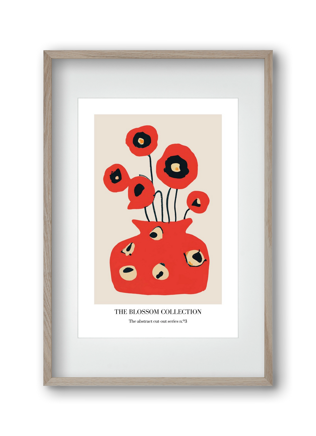 The blossom collection 3, 30x45 cm (20x30 cm), Tölgy keret, paszpartuval