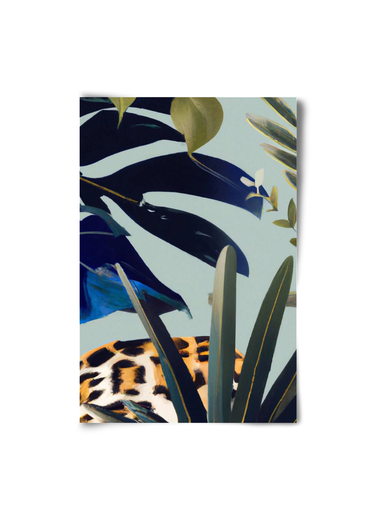 Hidden leopard, 20x30 cm, Keret nélkül