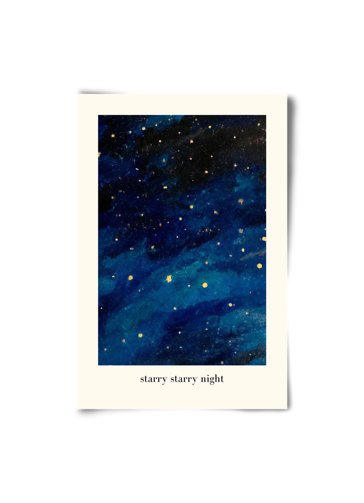 Starry starry night, 20x30 cm, Keret nélkül