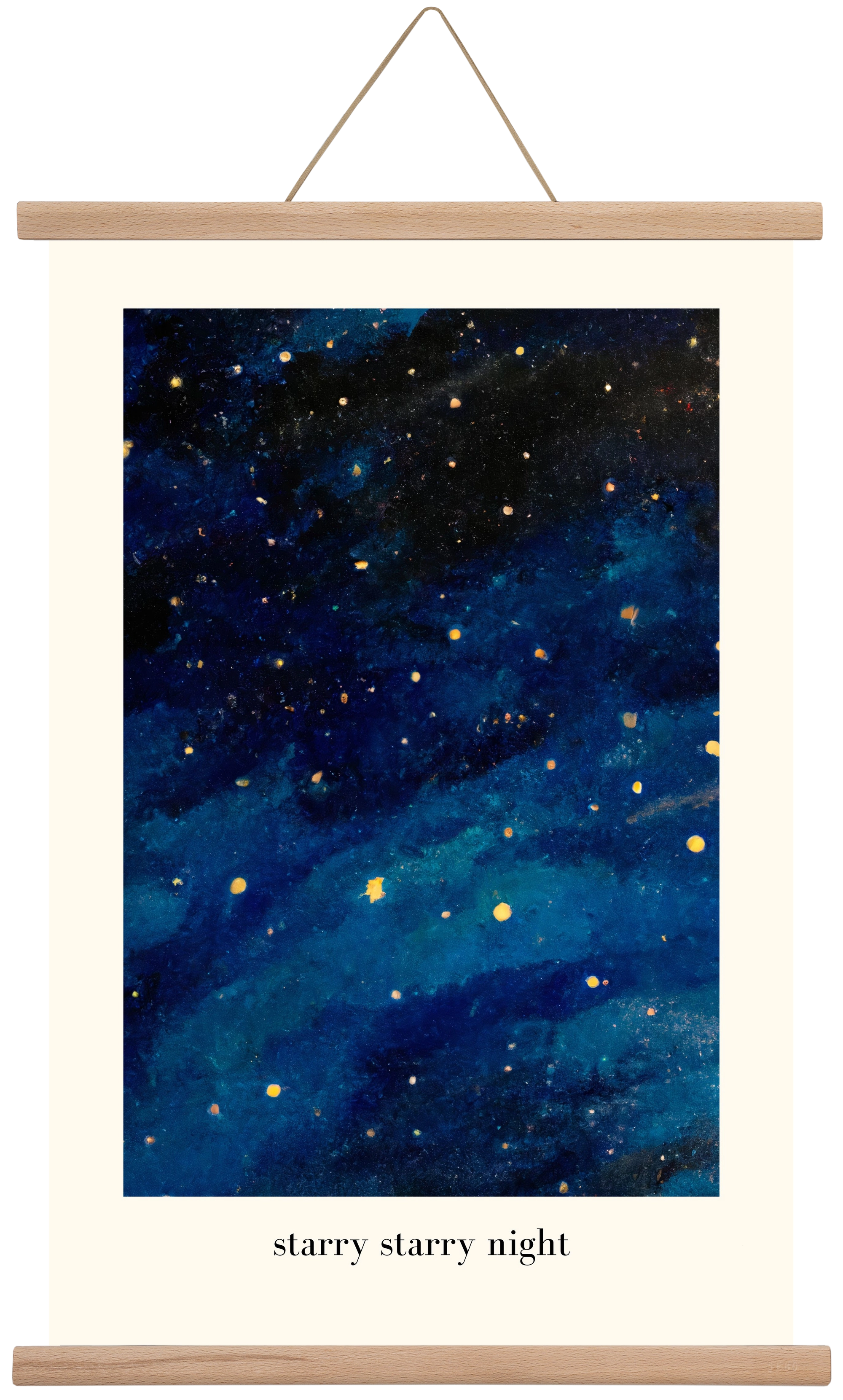 Starry starry night, 40x60 cm (40x60 cm), Tölgy akasztó