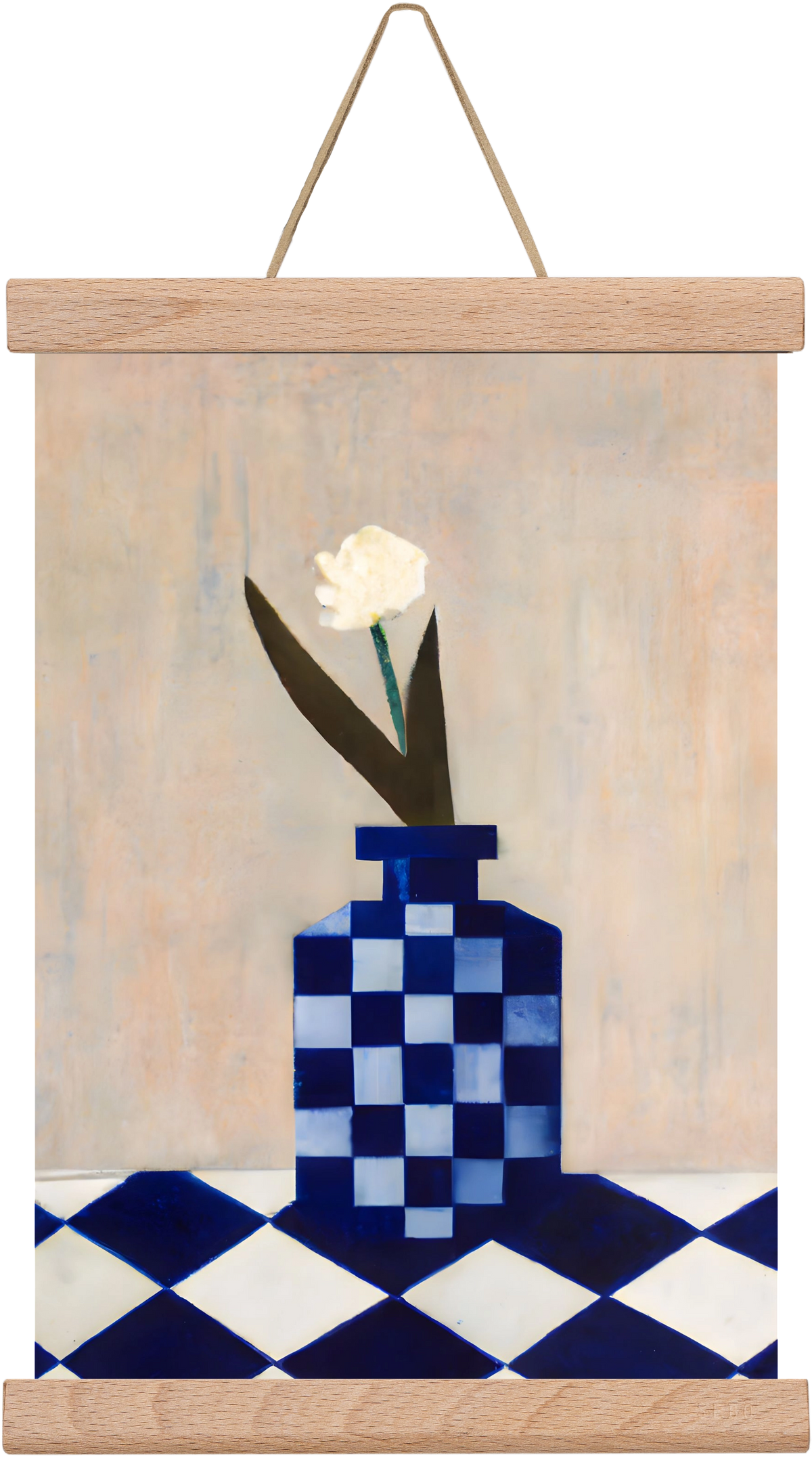 Check the vase, 20x30 cm (20x30 cm), Tölgy akasztó